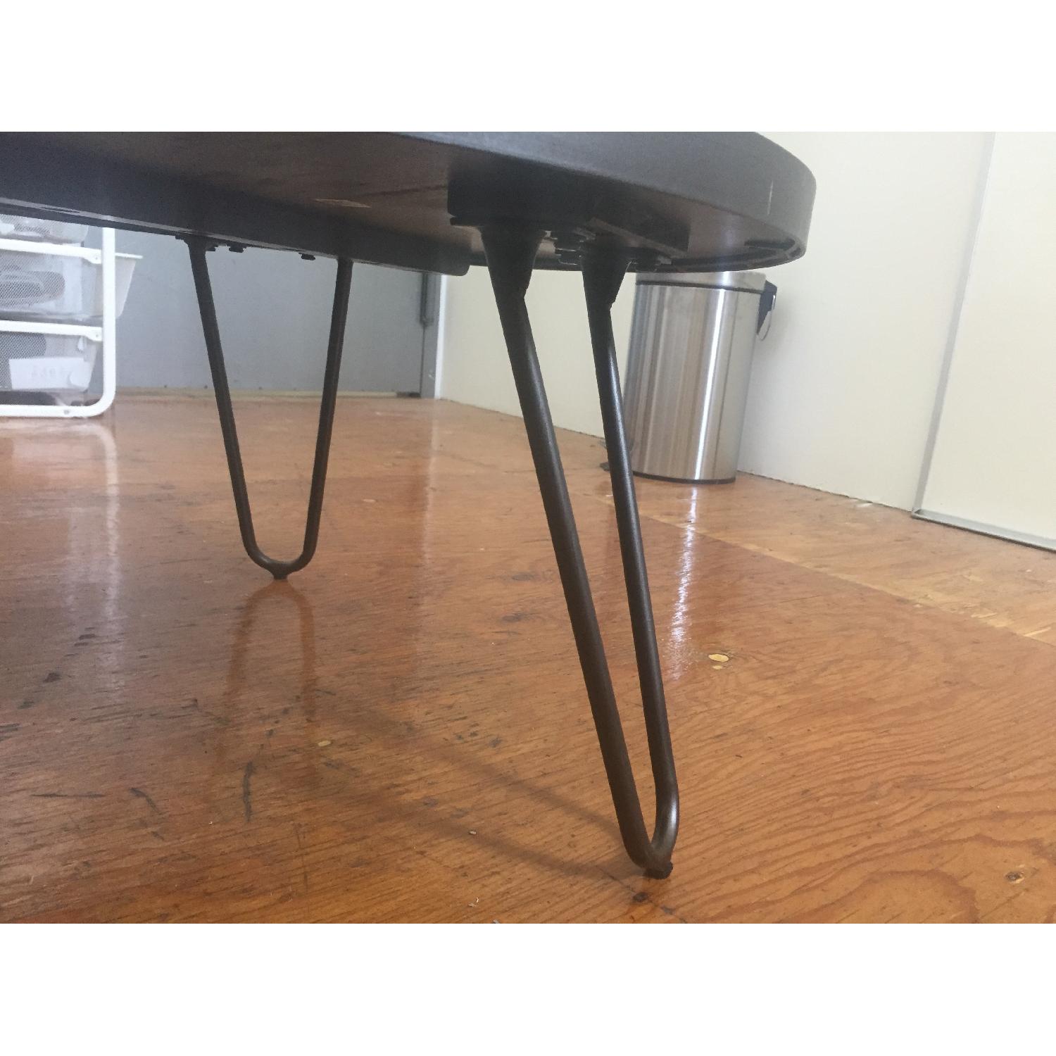 World Market Dark Brown Wood Coffee Table - image-1