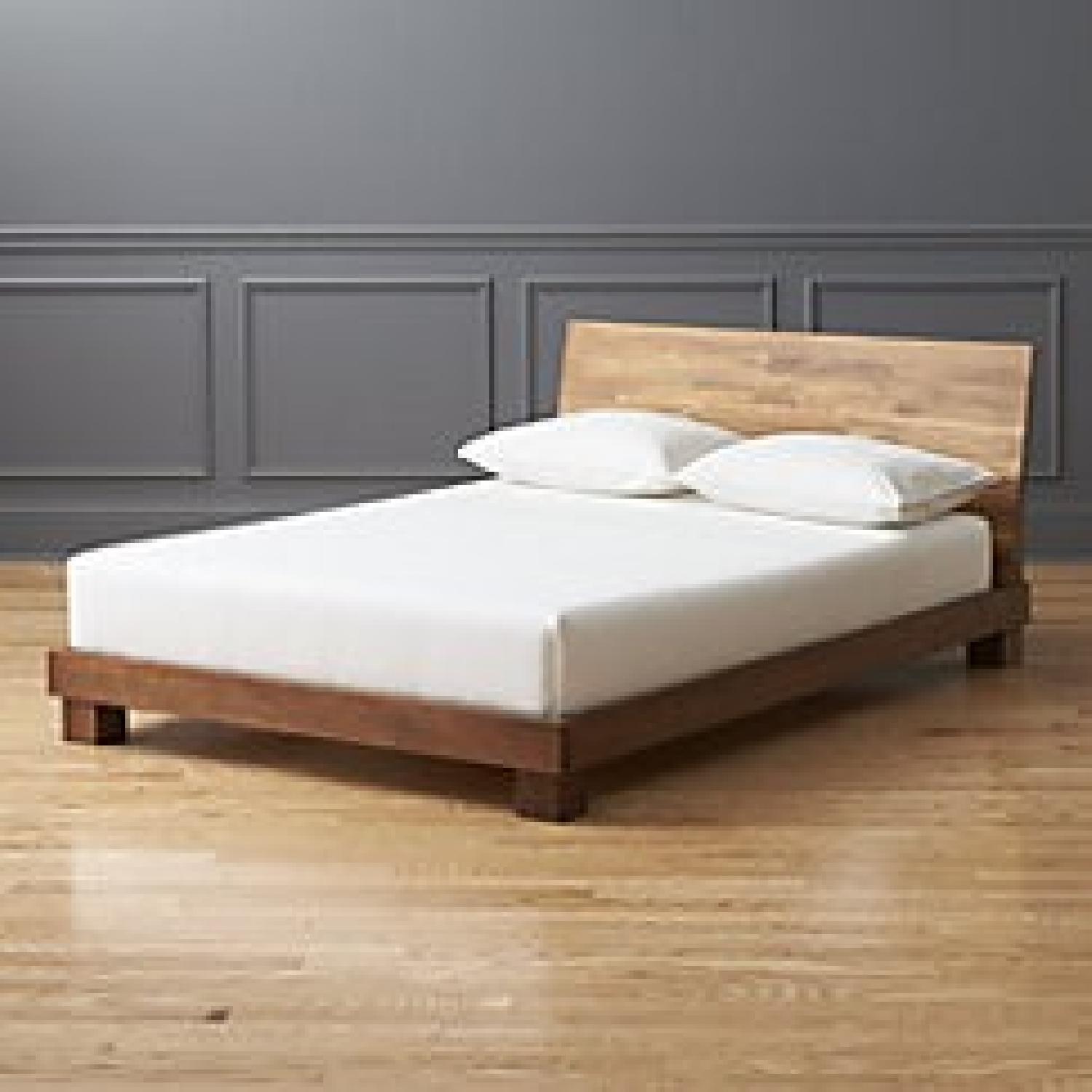 CB2 Dondra Teak Bed Frame - image-1