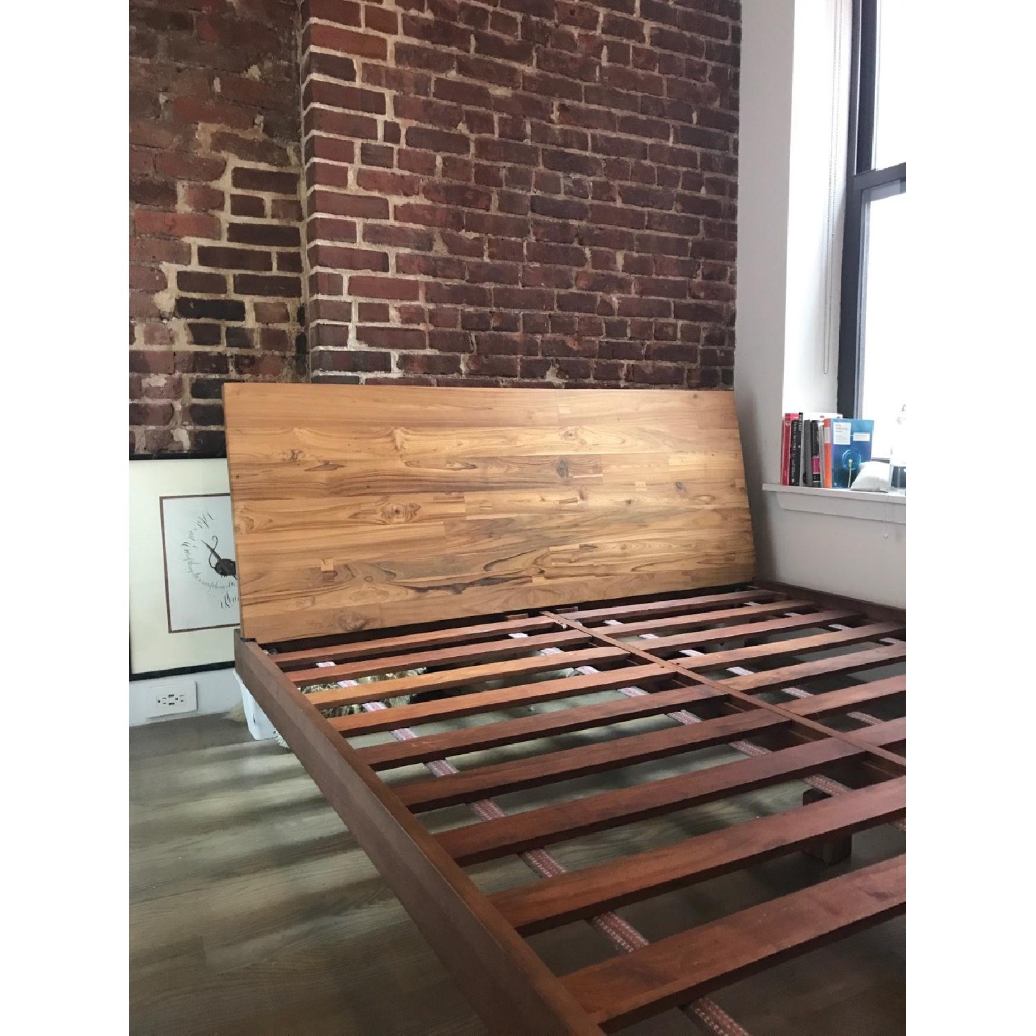 CB2 Dondra Teak Bed Frame - image-3