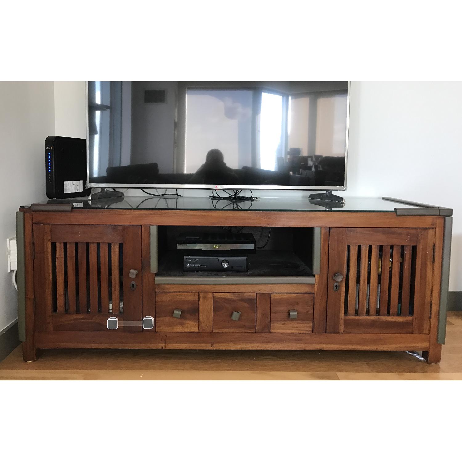 Balinese Teak Media Console - image-2