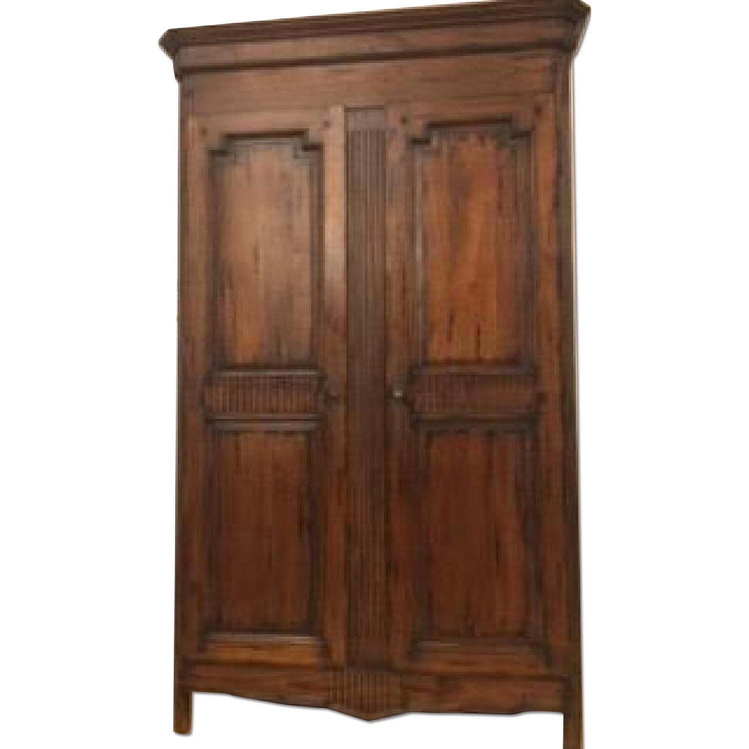 Phillips Scott Custom Large Solid Wood Armoire - image-0