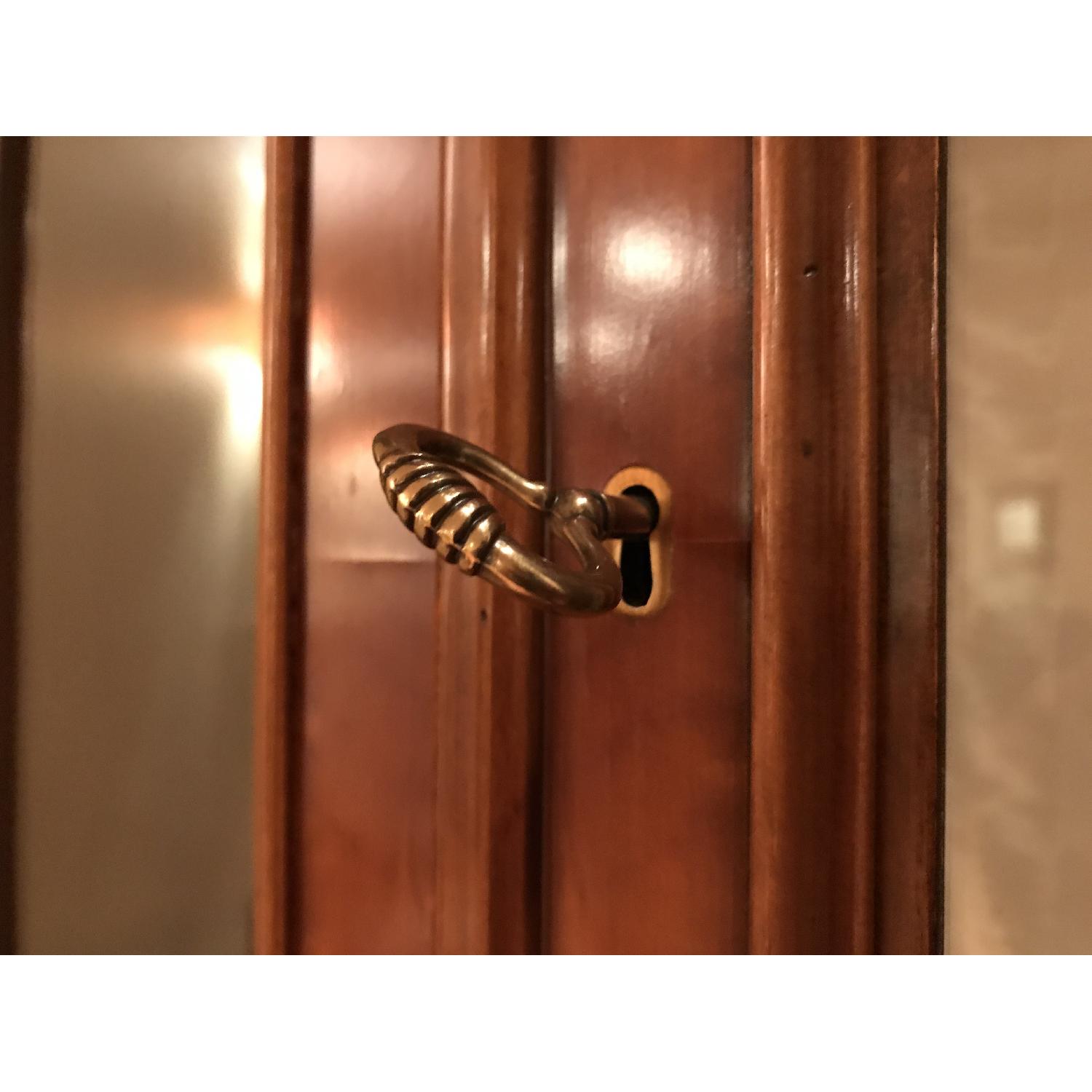 Burl Wood Italian Made Secretary & Chair - image-10