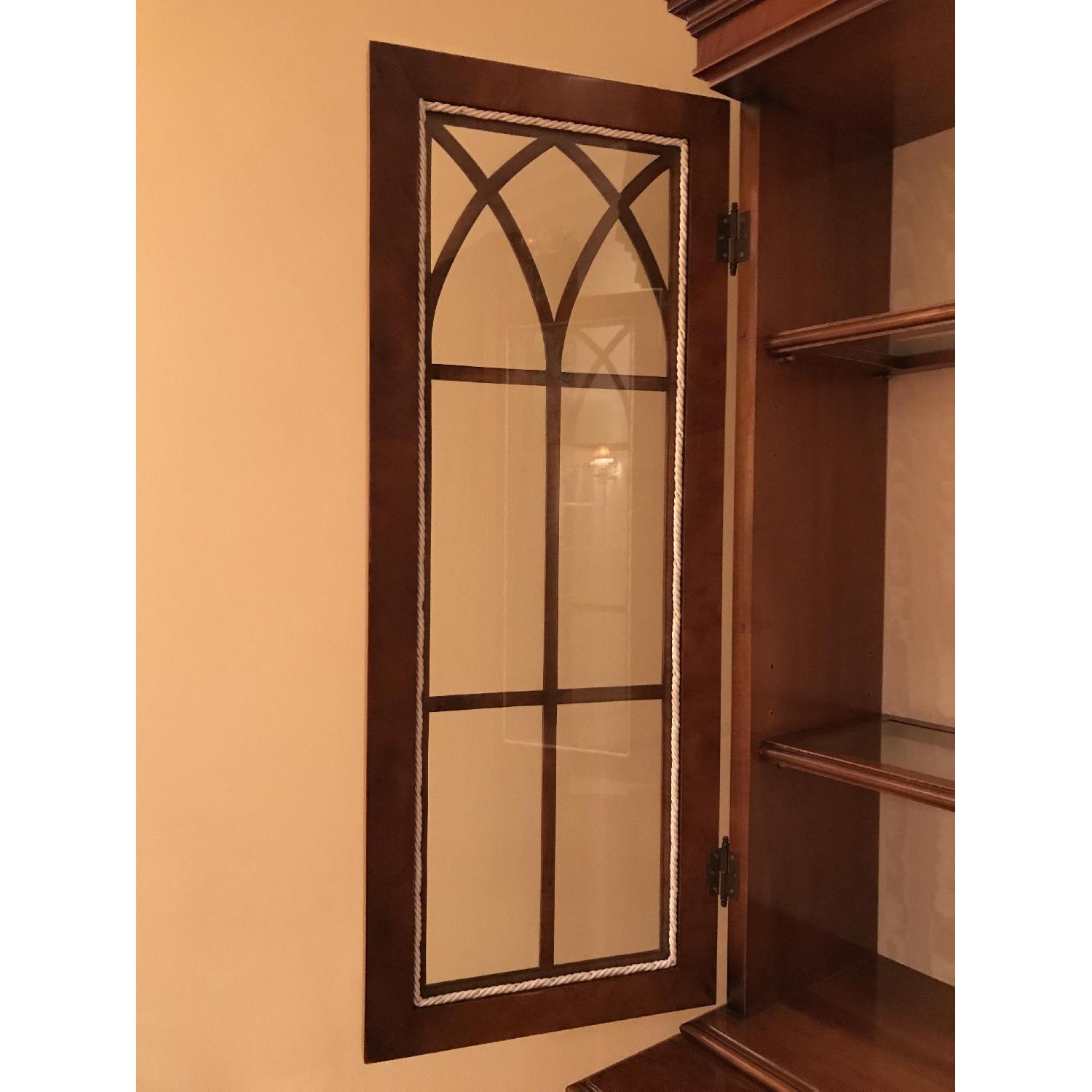 Burl Wood Italian Made Secretary & Chair - image-11