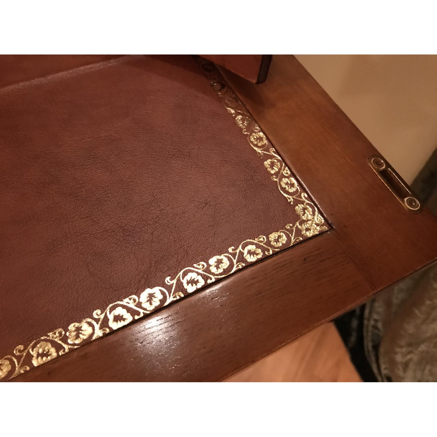 Burl Wood Italian Made Secretary & Chair - image-13