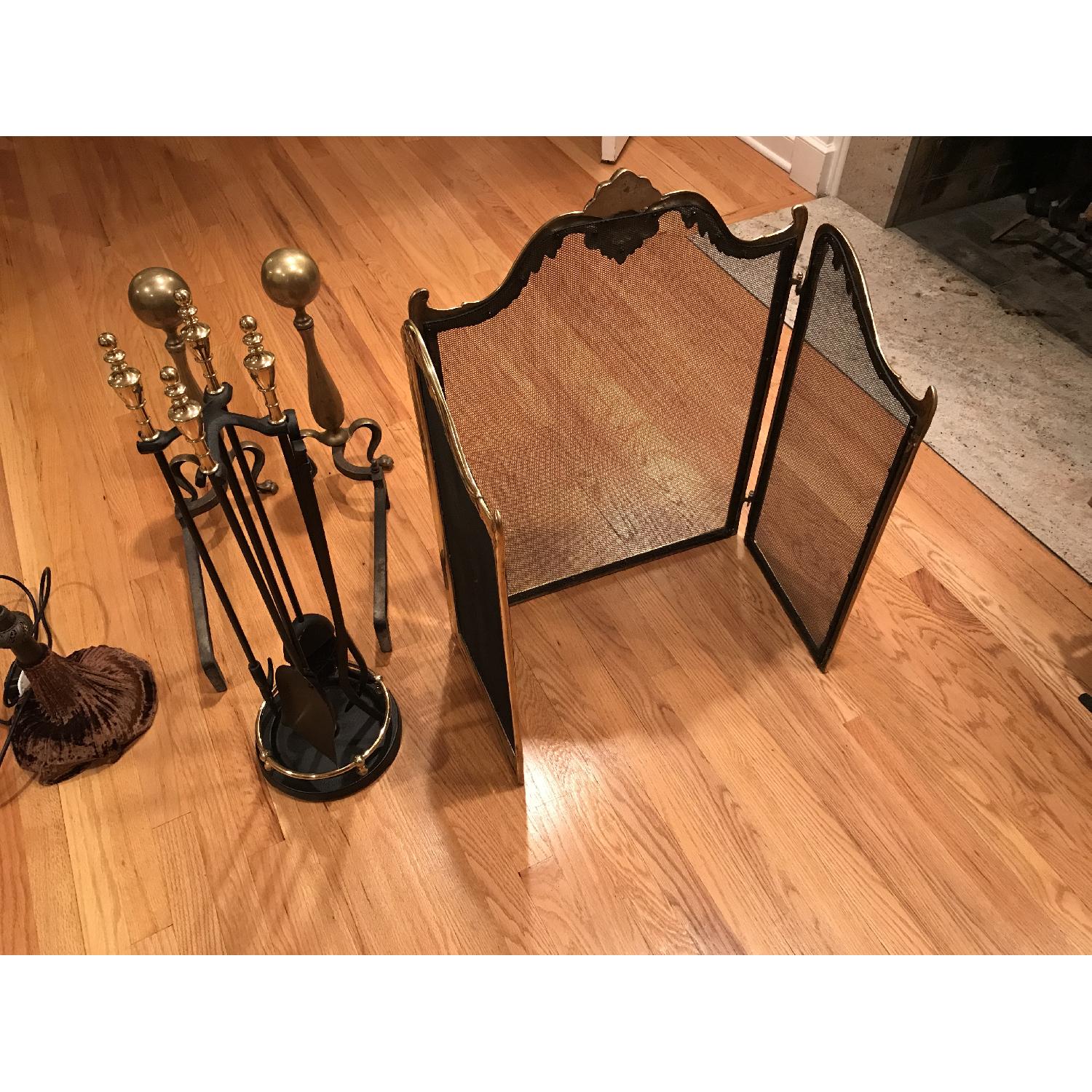 Firepatio Solid Brass Fireplace Set - image-1