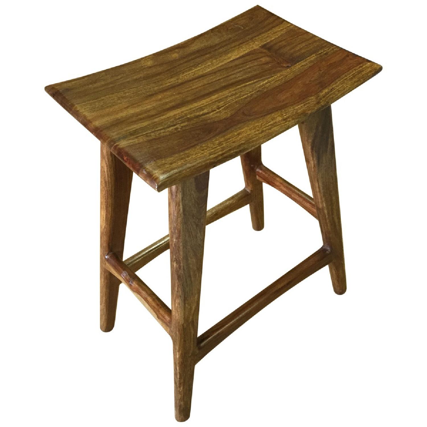 Designe Gallerie Wooden Bar Table w/ 4 Stools - Set of 5 - image-6