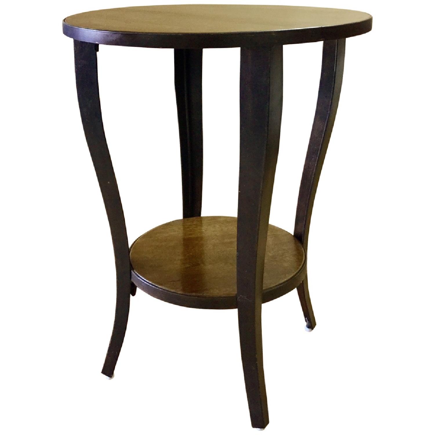 Designe Gallerie Wooden Round Accent Table - Thumbnail 3