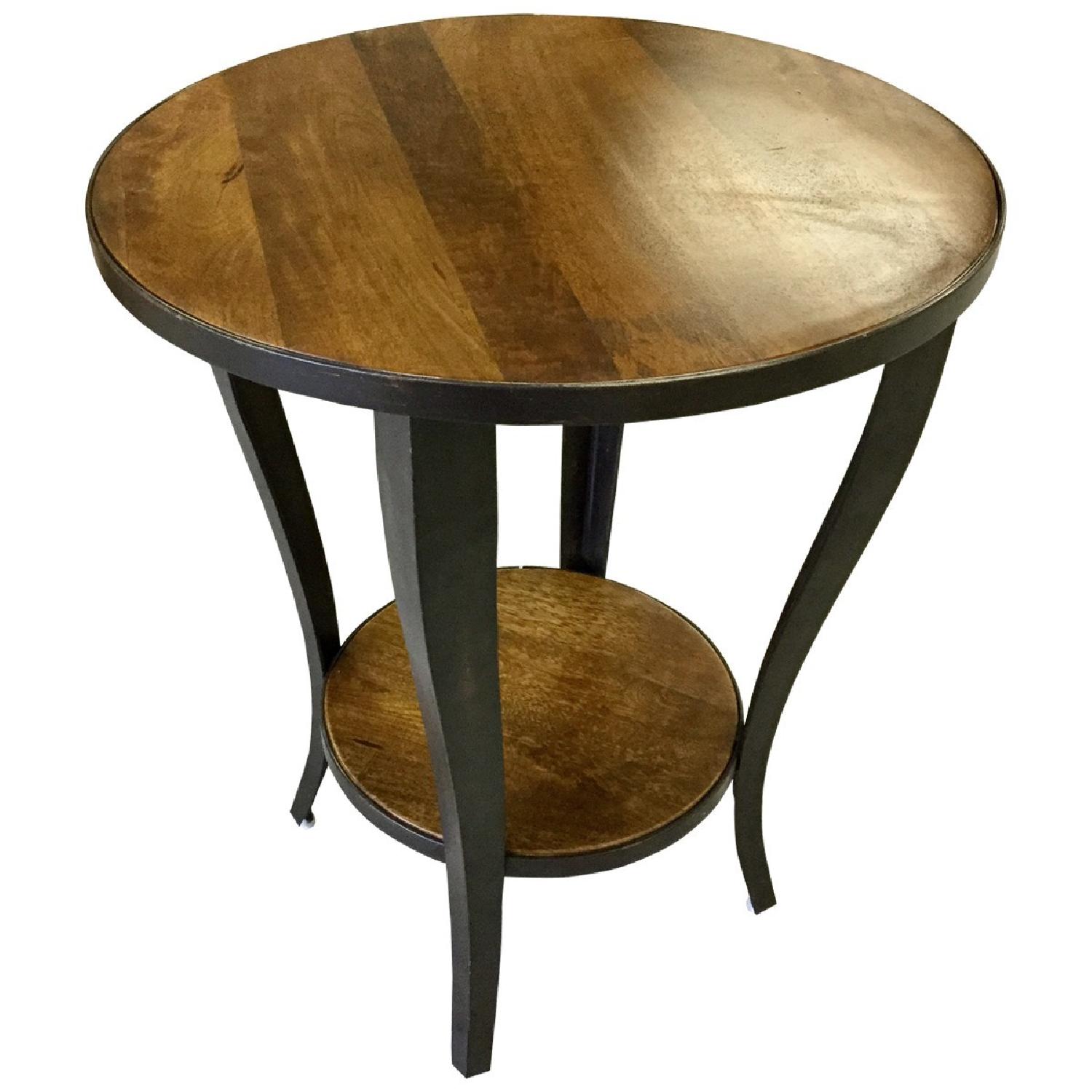 Designe Gallerie Wooden Round Accent Table - Thumbnail 2