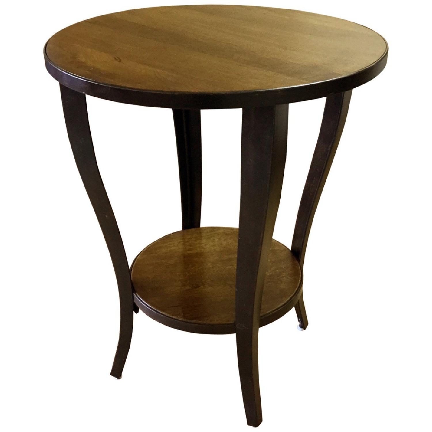 Designe Gallerie Wooden Round Accent Table - Thumbnail 4