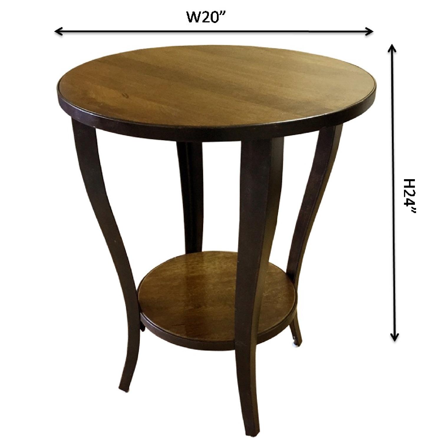 Designe Gallerie Wooden Round Accent Table - Thumbnail 5