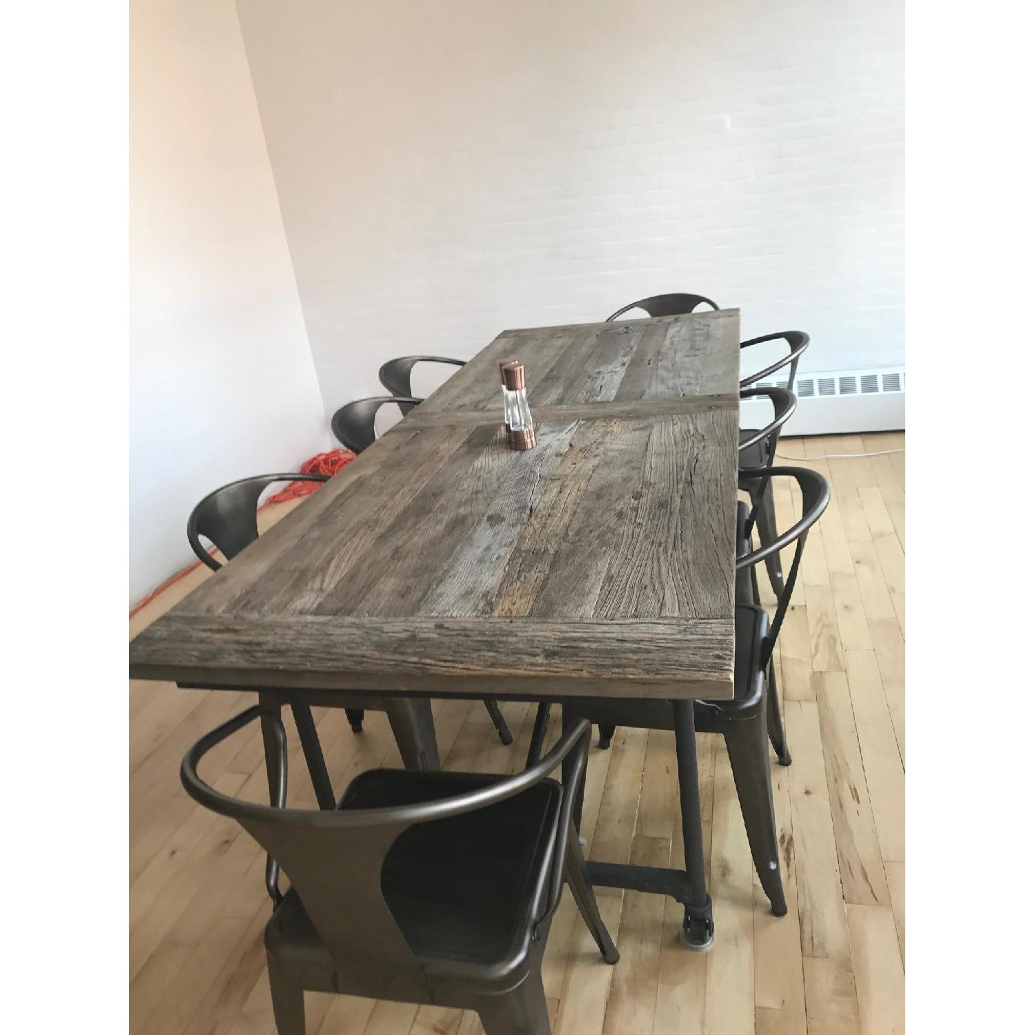 Restoration Hardware Flatiron Rectangular Dining Table - image-1