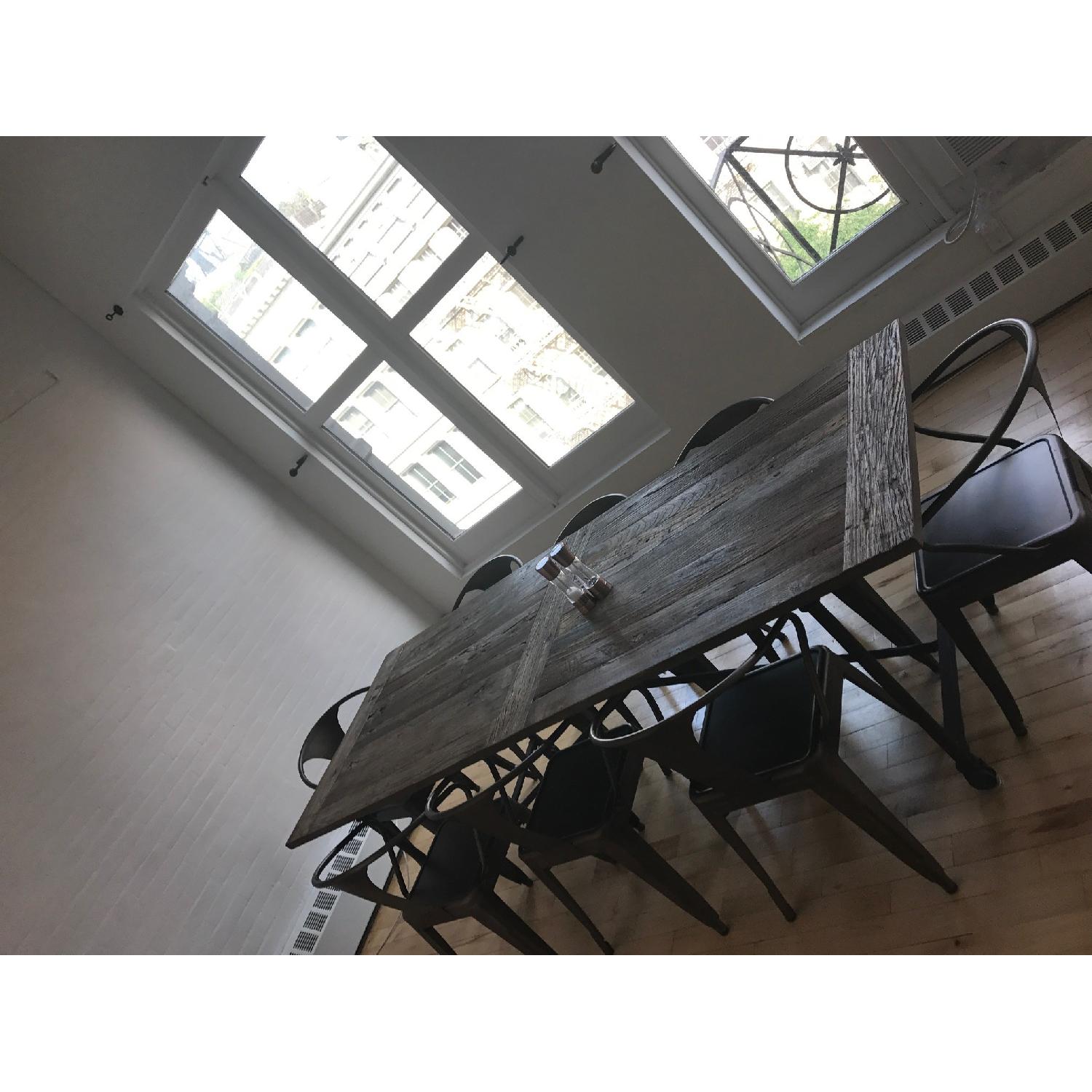 Restoration Hardware Flatiron Rectangular Dining Table - image-2