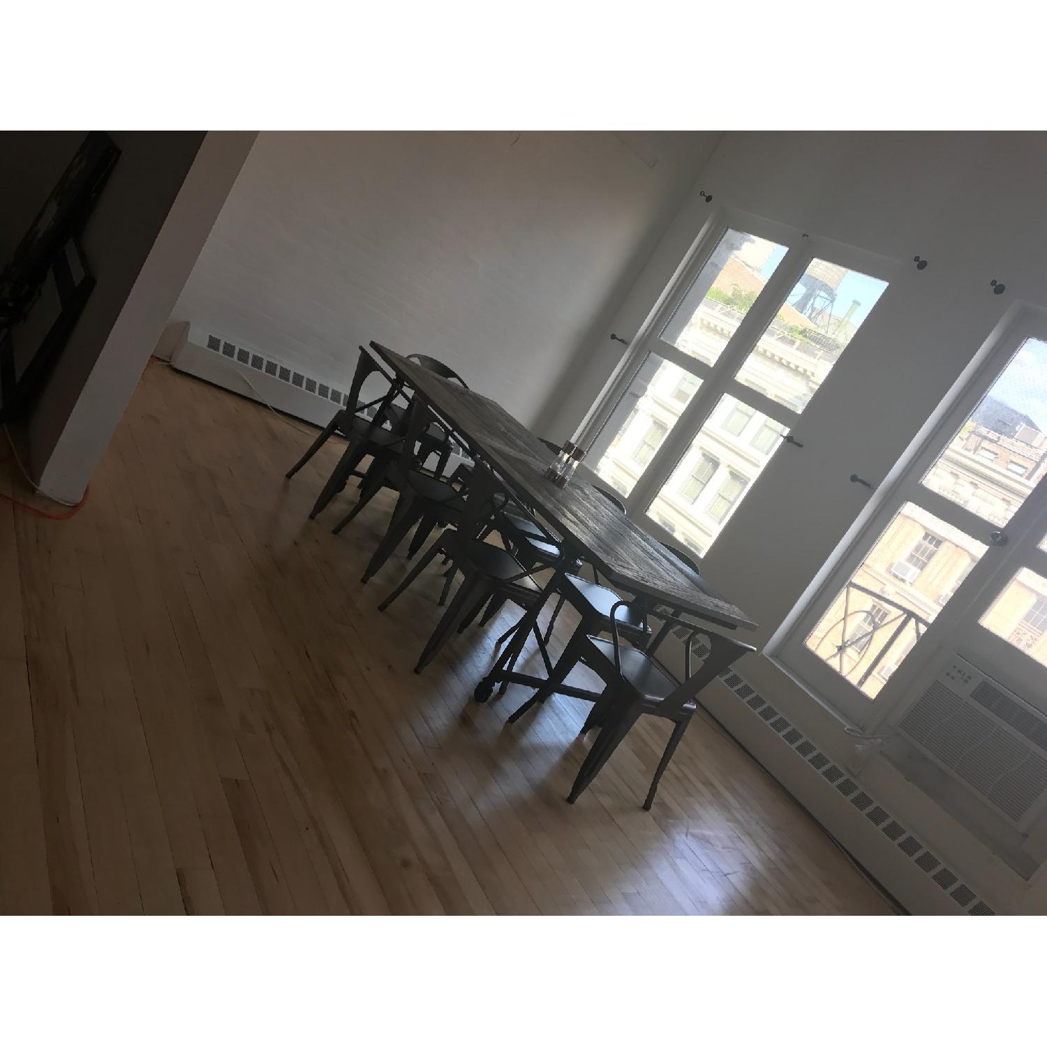 Restoration Hardware Flatiron Rectangular Dining Table - image-3