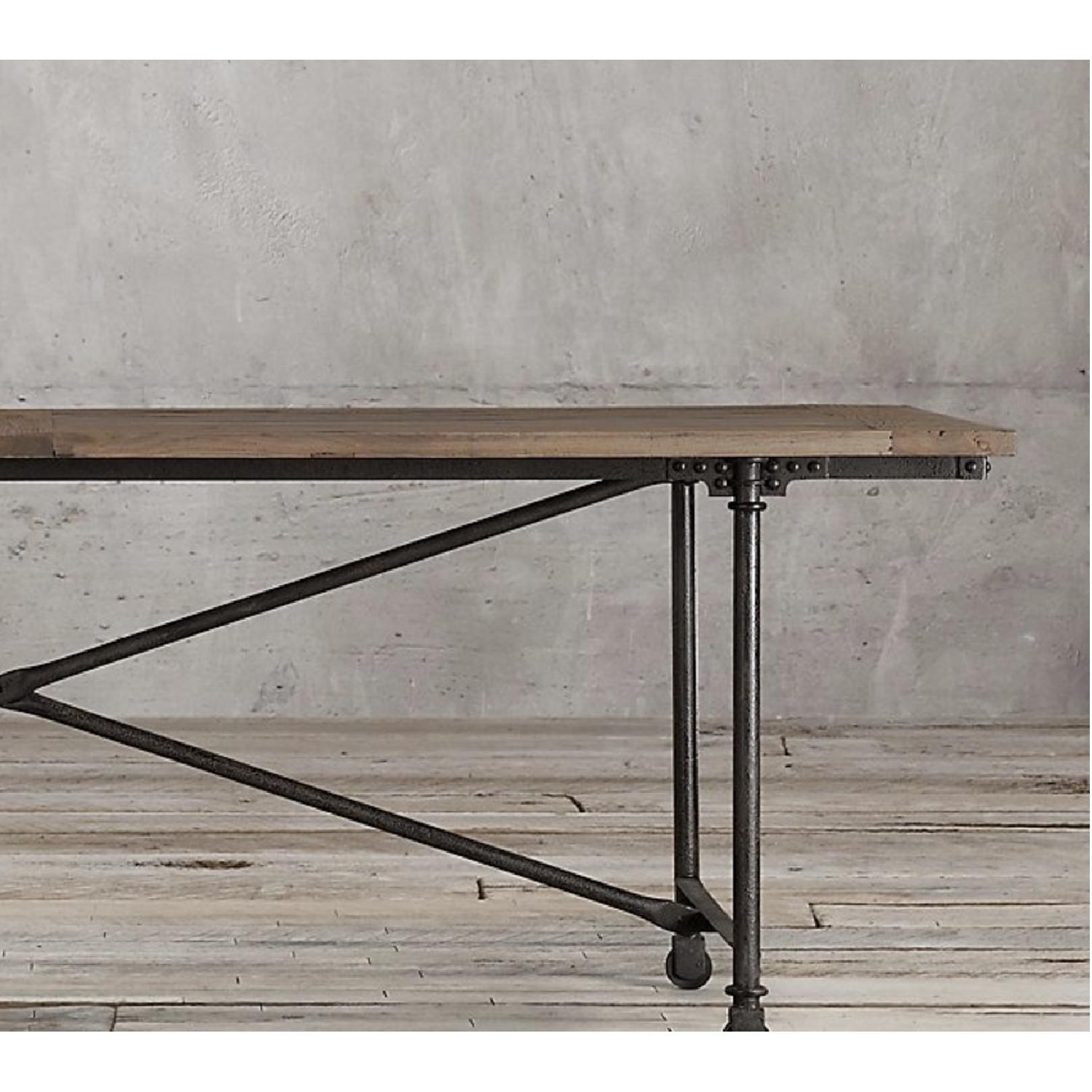Restoration Hardware Flatiron Rectangular Dining Table - image-4