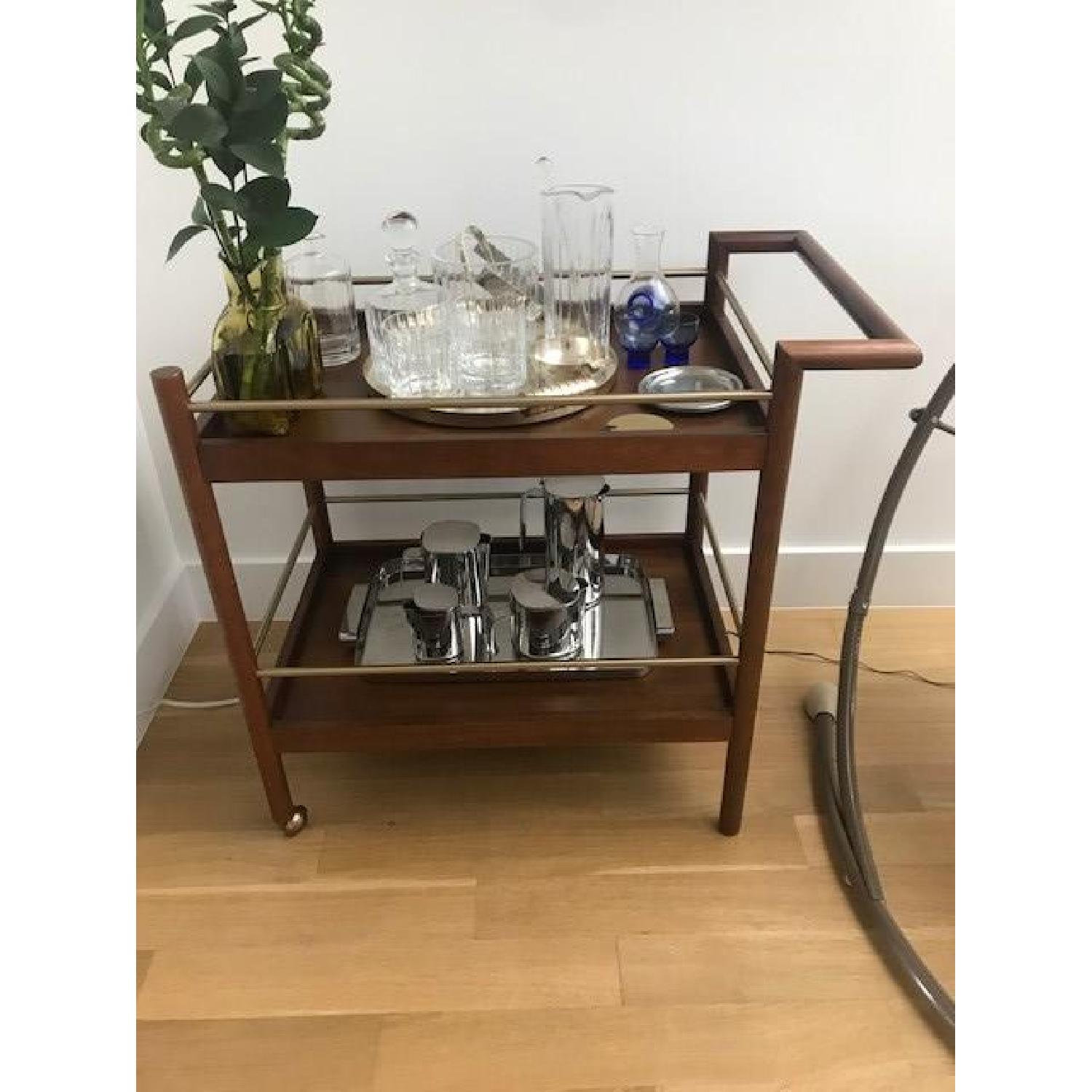 West Elm Parker Mid-Century Bar Cart - image-1