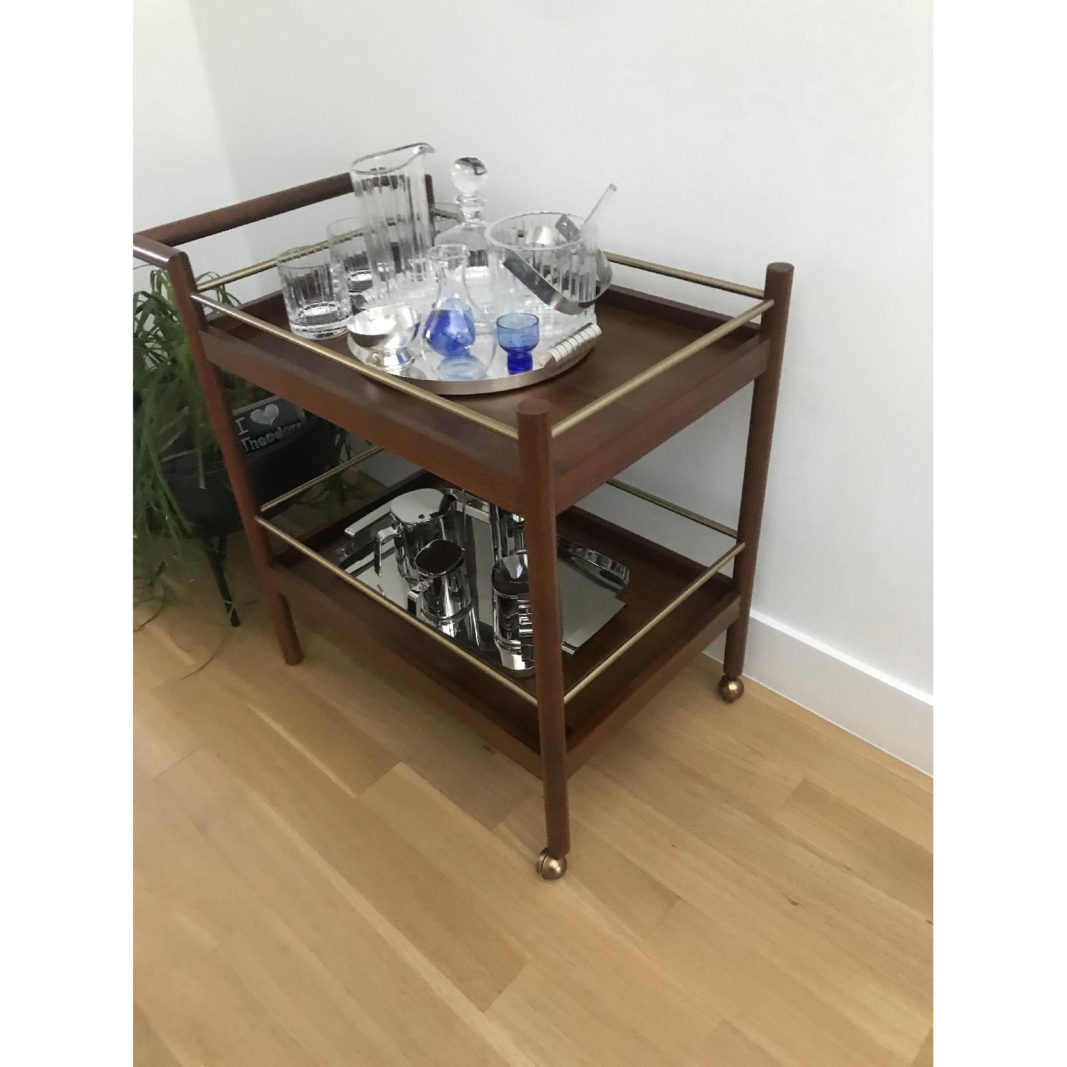 West Elm Parker Mid-Century Bar Cart - image-4