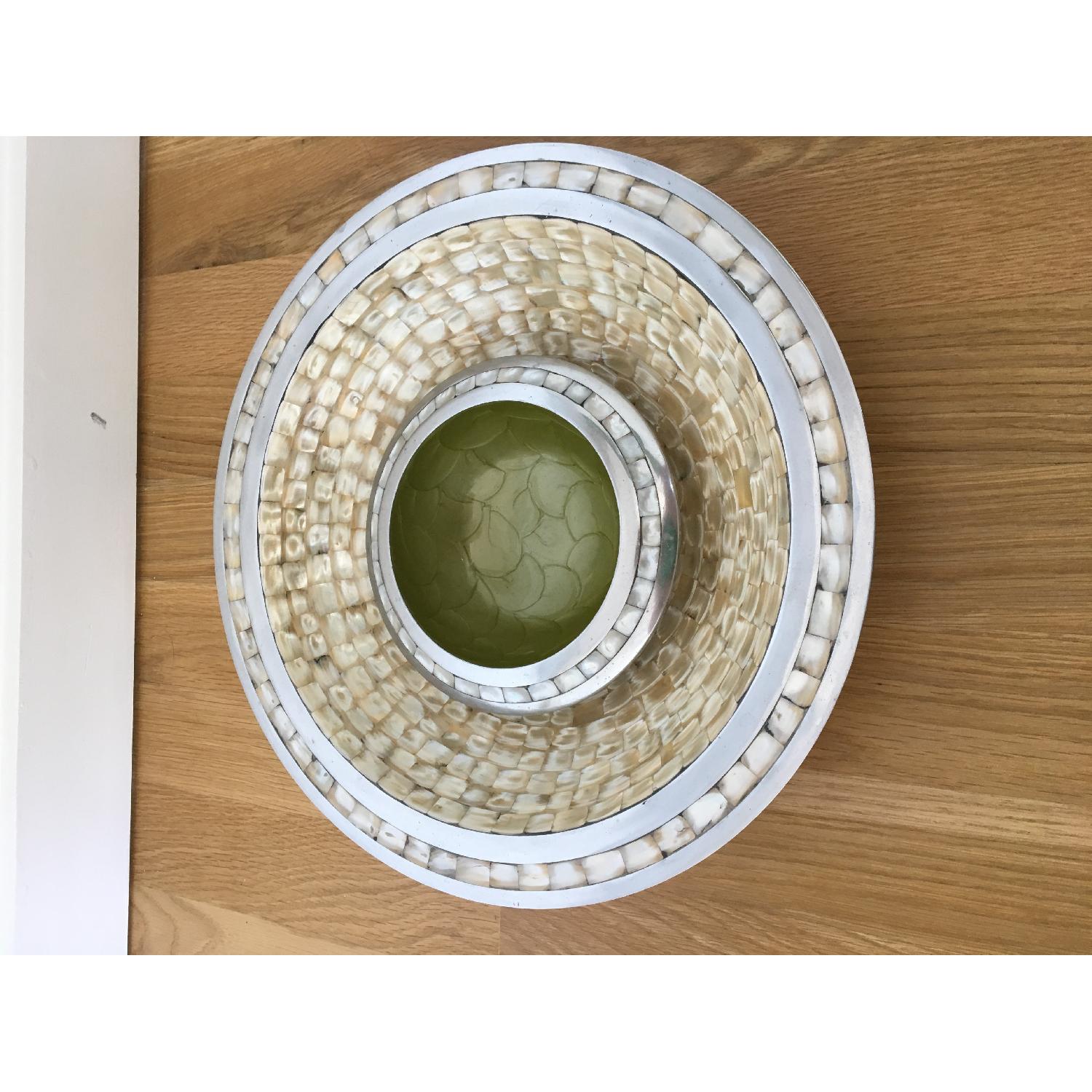 Julia Knight Mother of Pearl Bowls - image-1