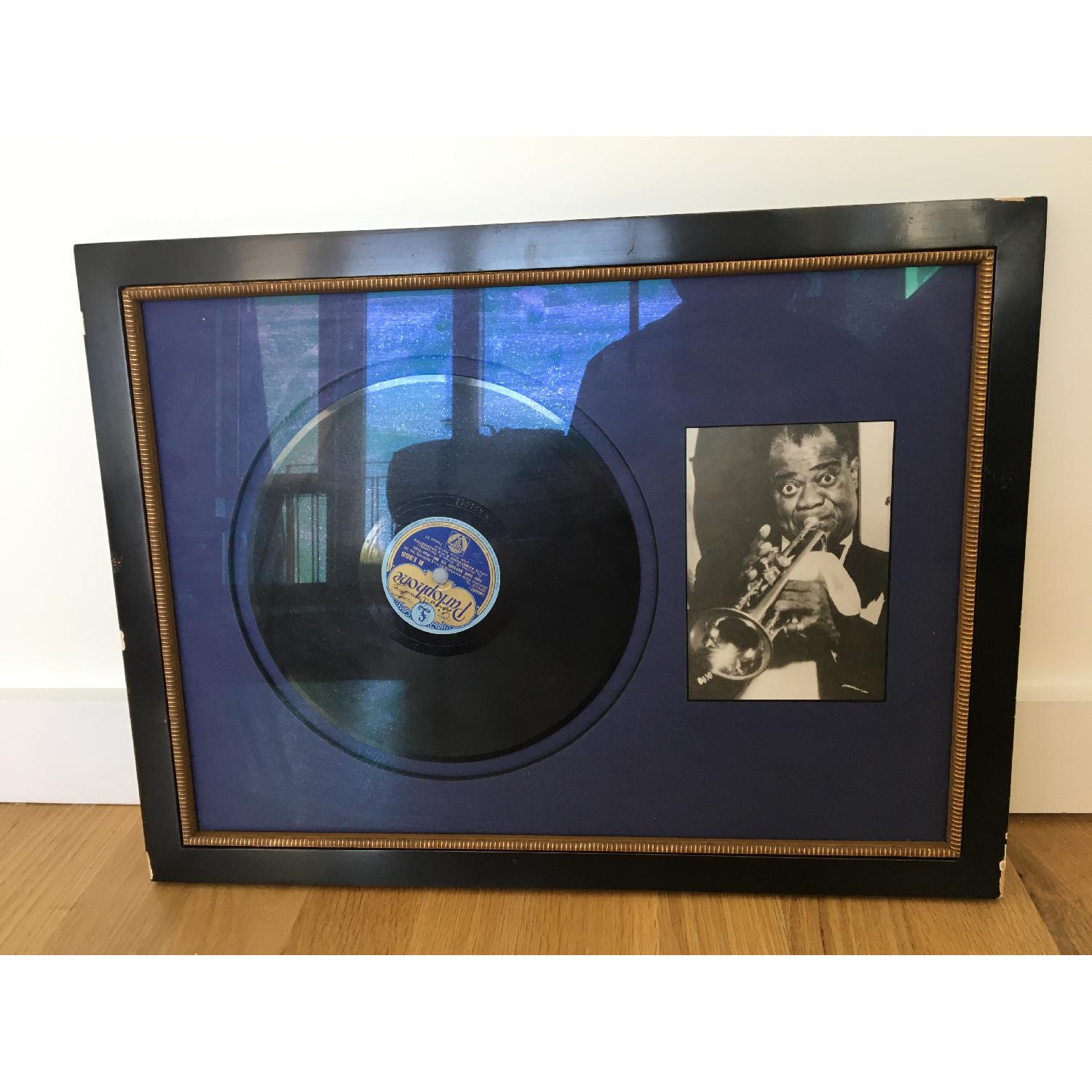 Signed Louis Armstrong Record - image-1