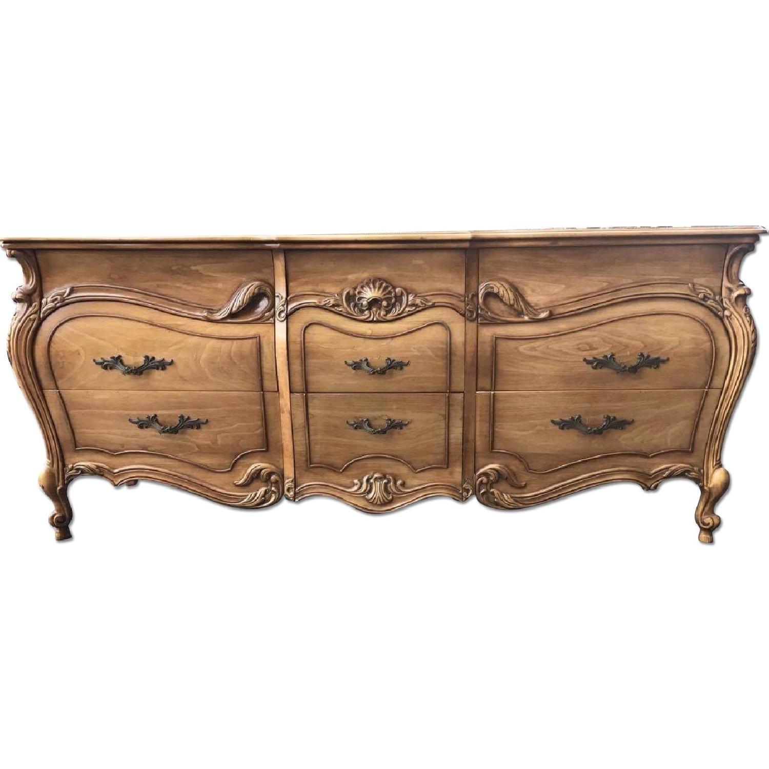 Vintage 1970s French Bombe Dresser