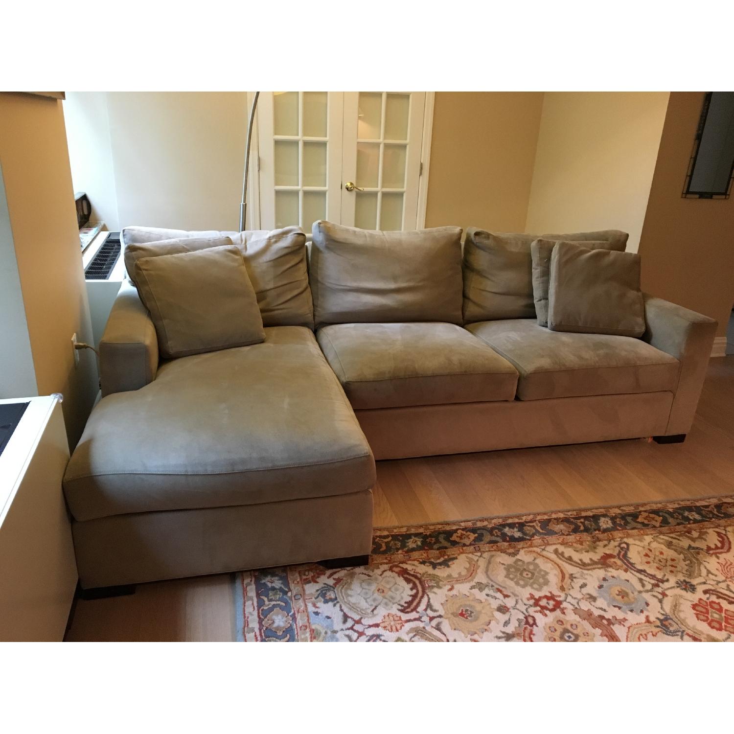 Crate & Barrel Sectional Couch - image-1