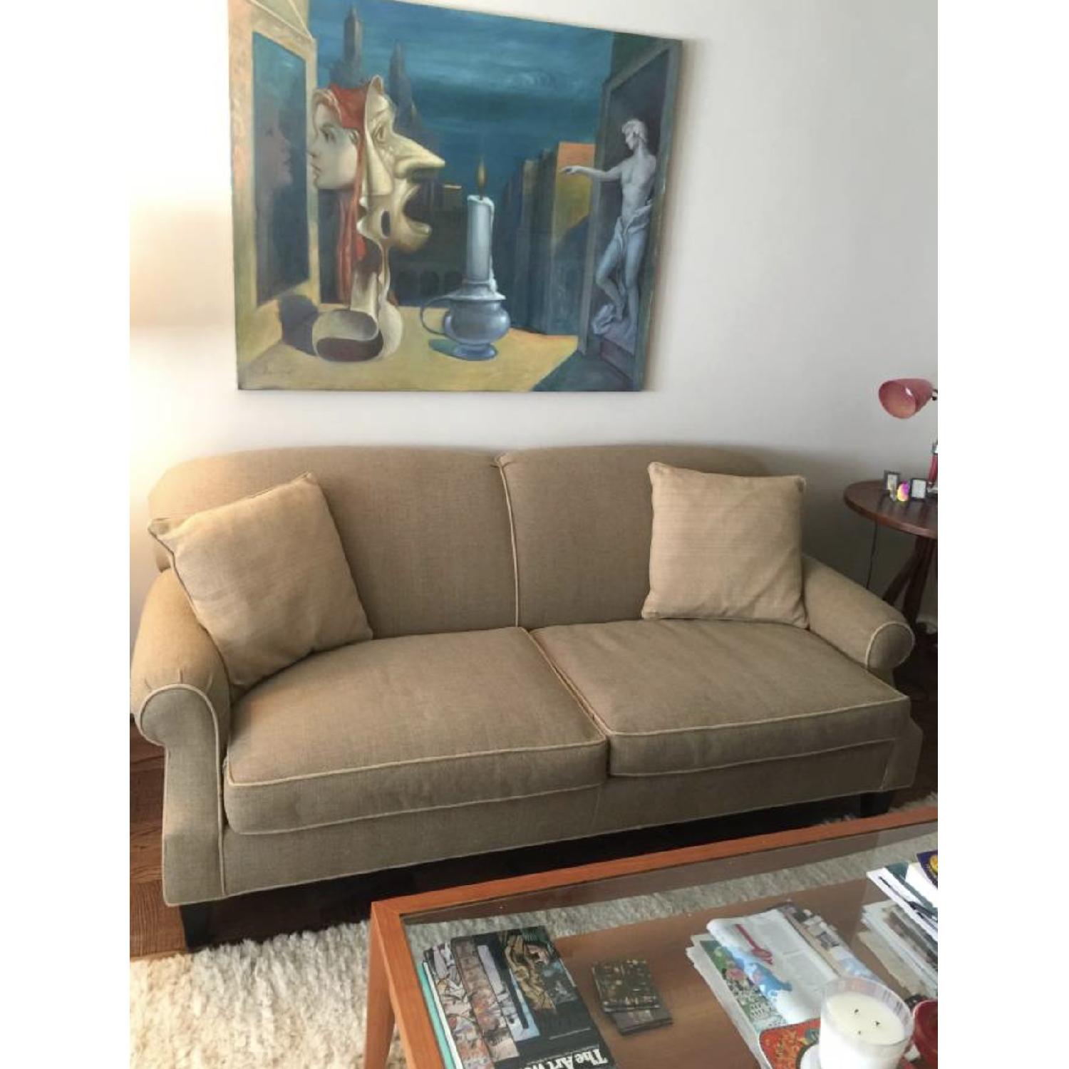 Crate & Barrel Apartment Sofa - image-1