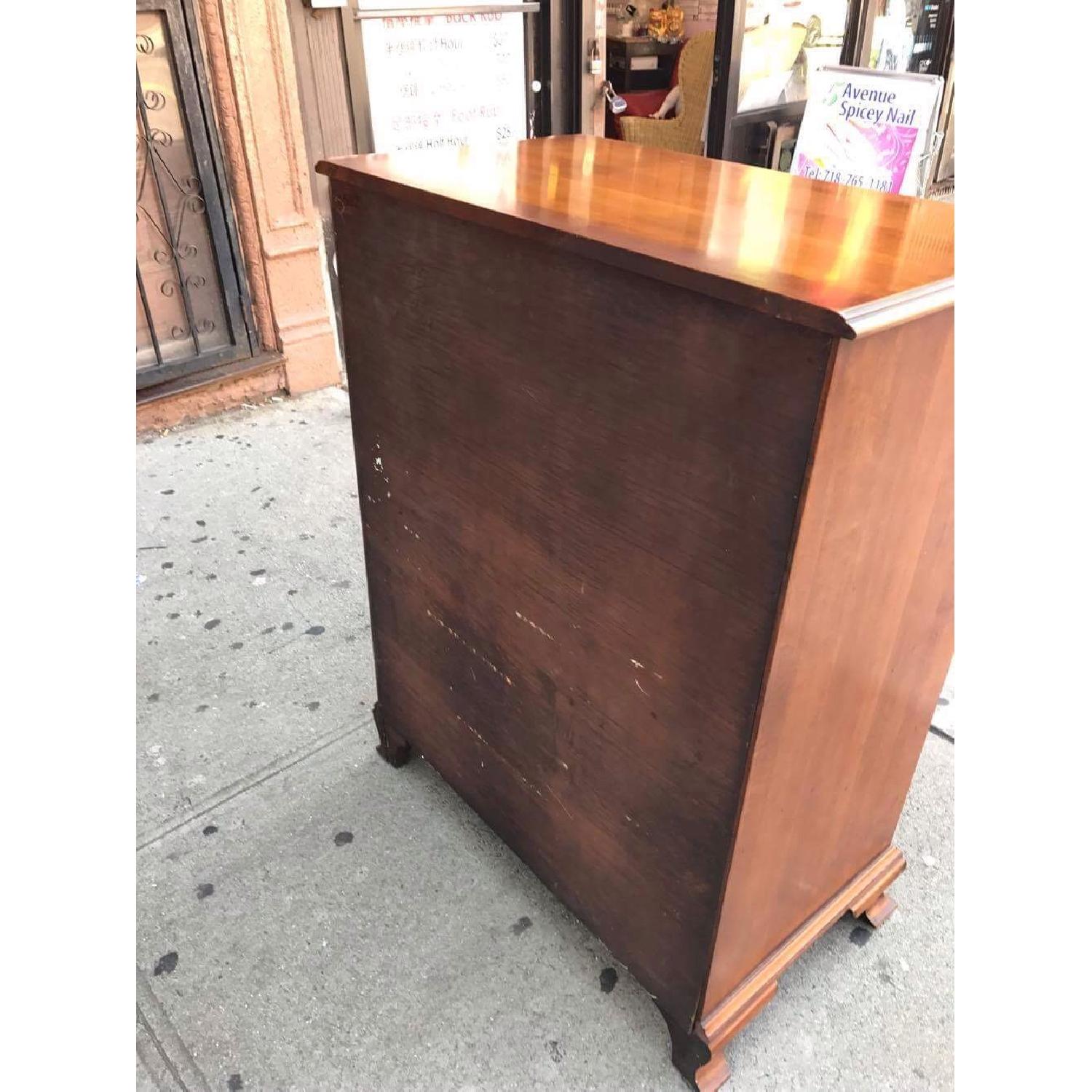 Antique 1940s Nantucket Post Maple Dresser - image-10
