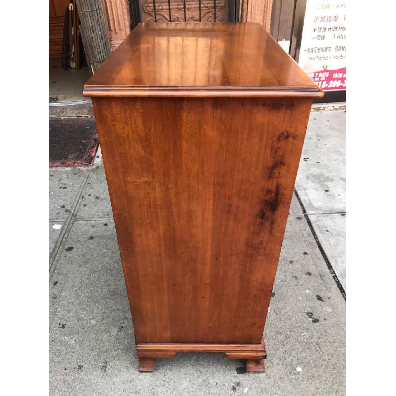 Antique 1940s Nantucket Post Maple Dresser - image-11