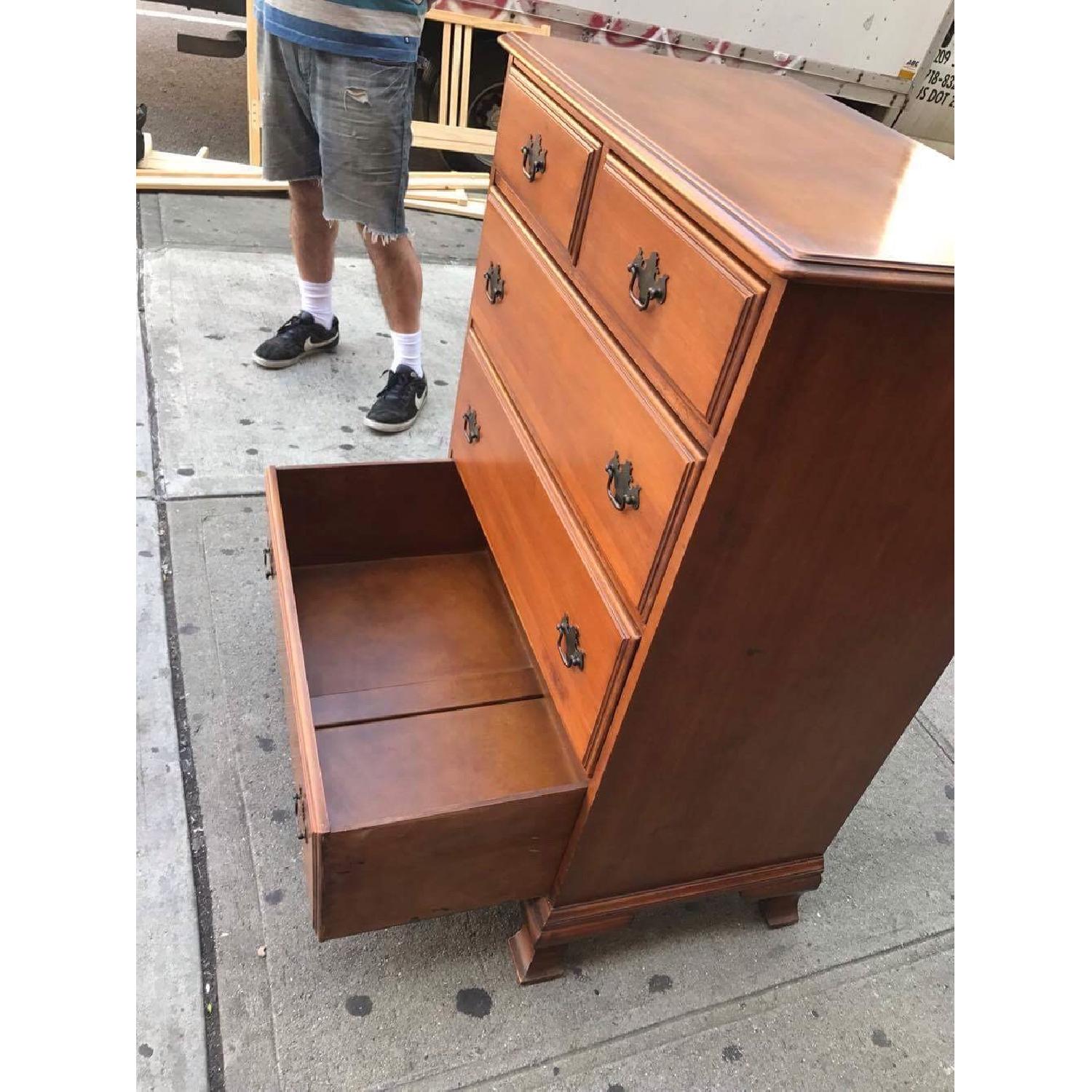 Antique 1940s Nantucket Post Maple Dresser - image-15