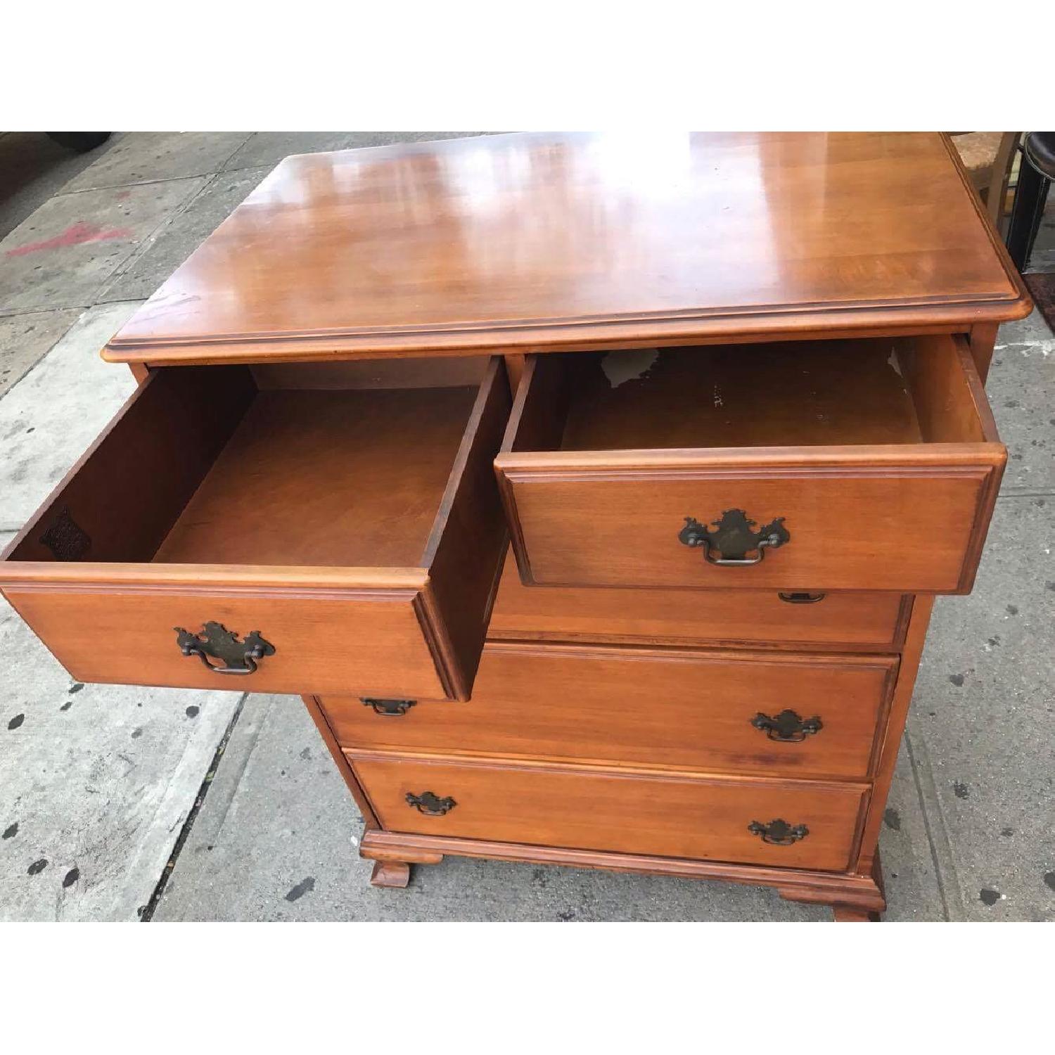 Antique 1940s Nantucket Post Maple Dresser - image-17