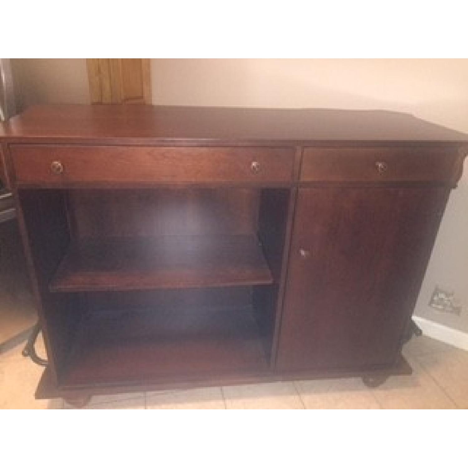 Classic Large Cherry Bar w/ 2 Bar Stools - image-2