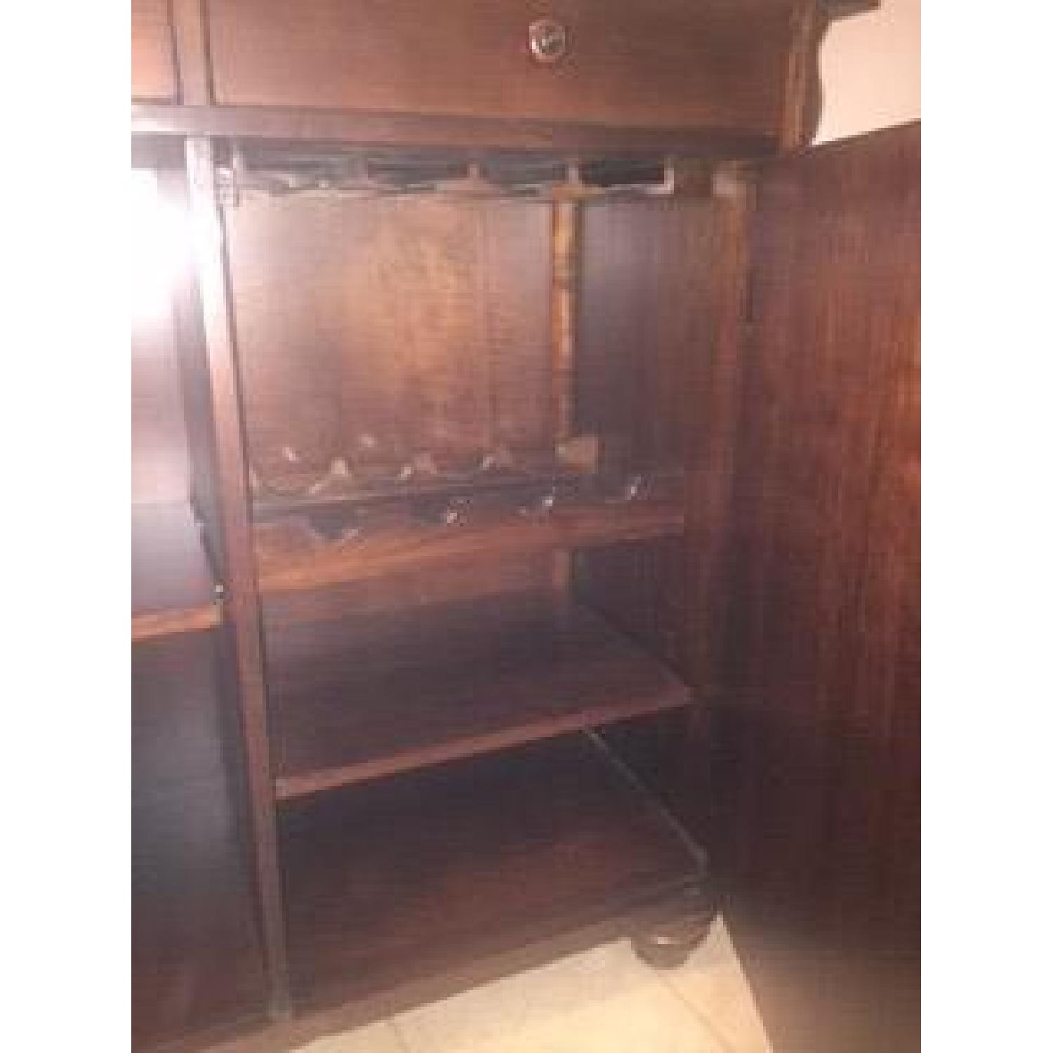 Classic Large Cherry Bar w/ 2 Bar Stools - image-5