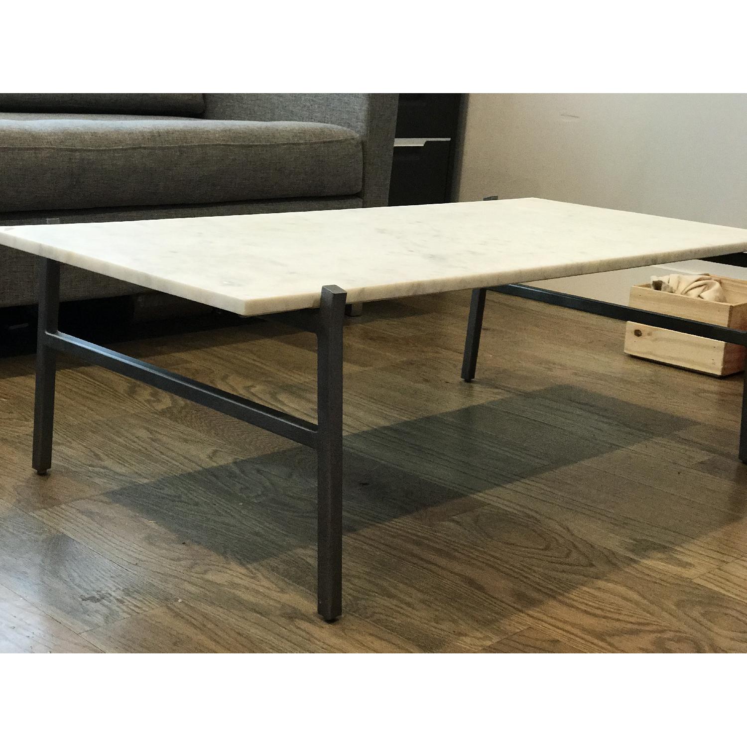 CB2 Marble Coffee Table - image-3