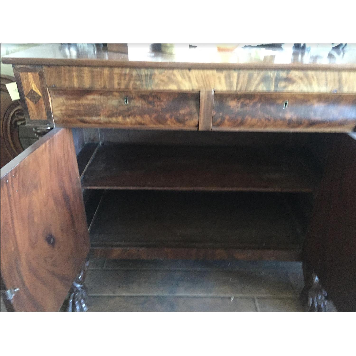 American Empire Mahogany Wood Cabinet - image-2