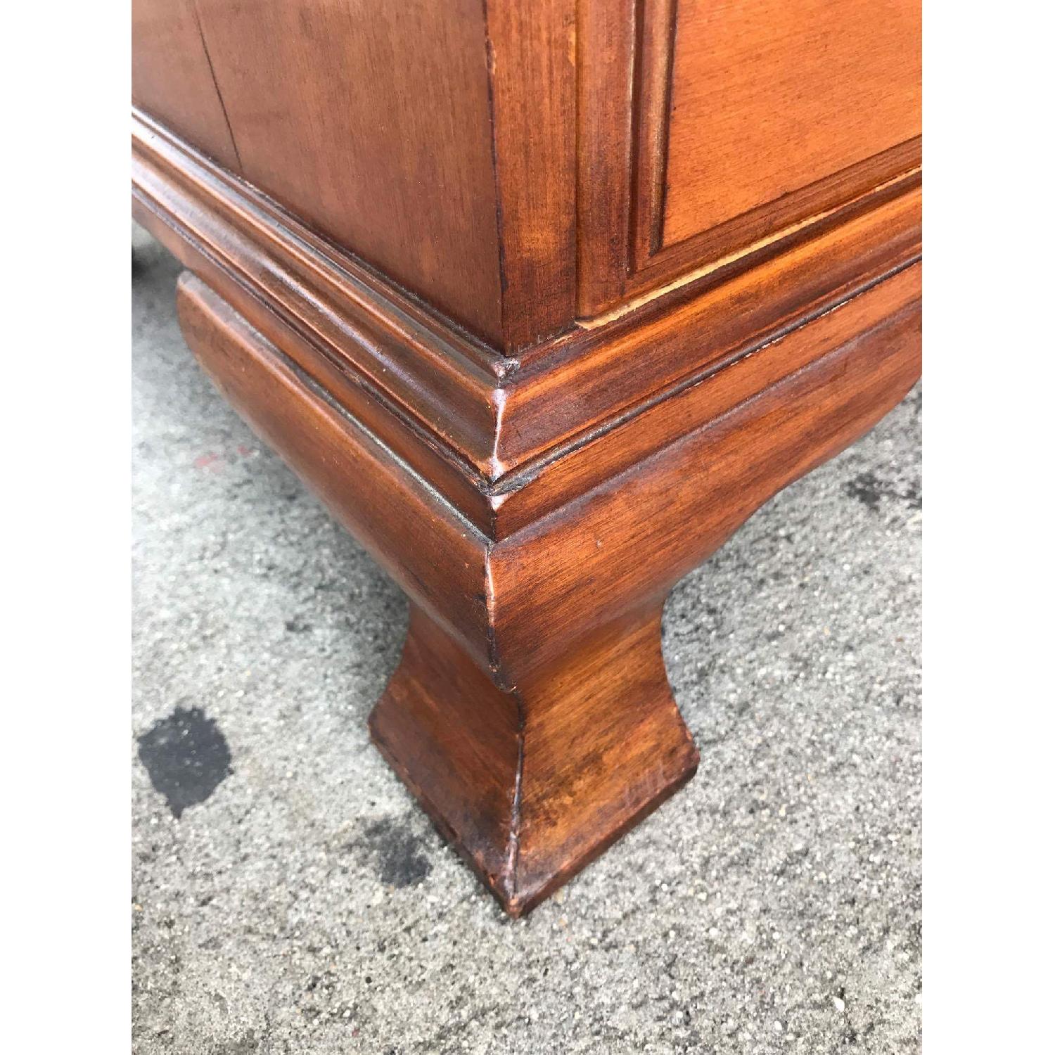 Antique 1940s Nantucket Post 3 Drawer Maple Desser - image-7