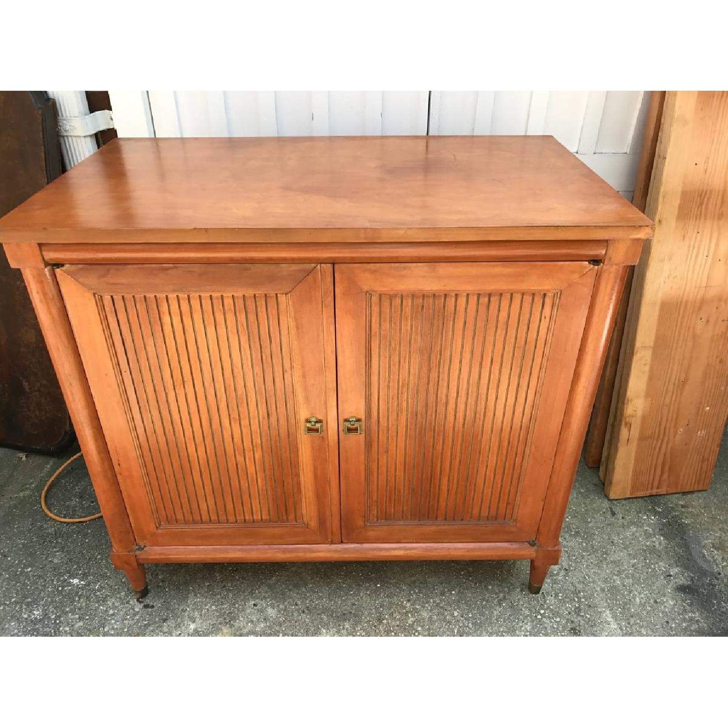 Mid Century Modern Shutter Door Cabinet - image-1