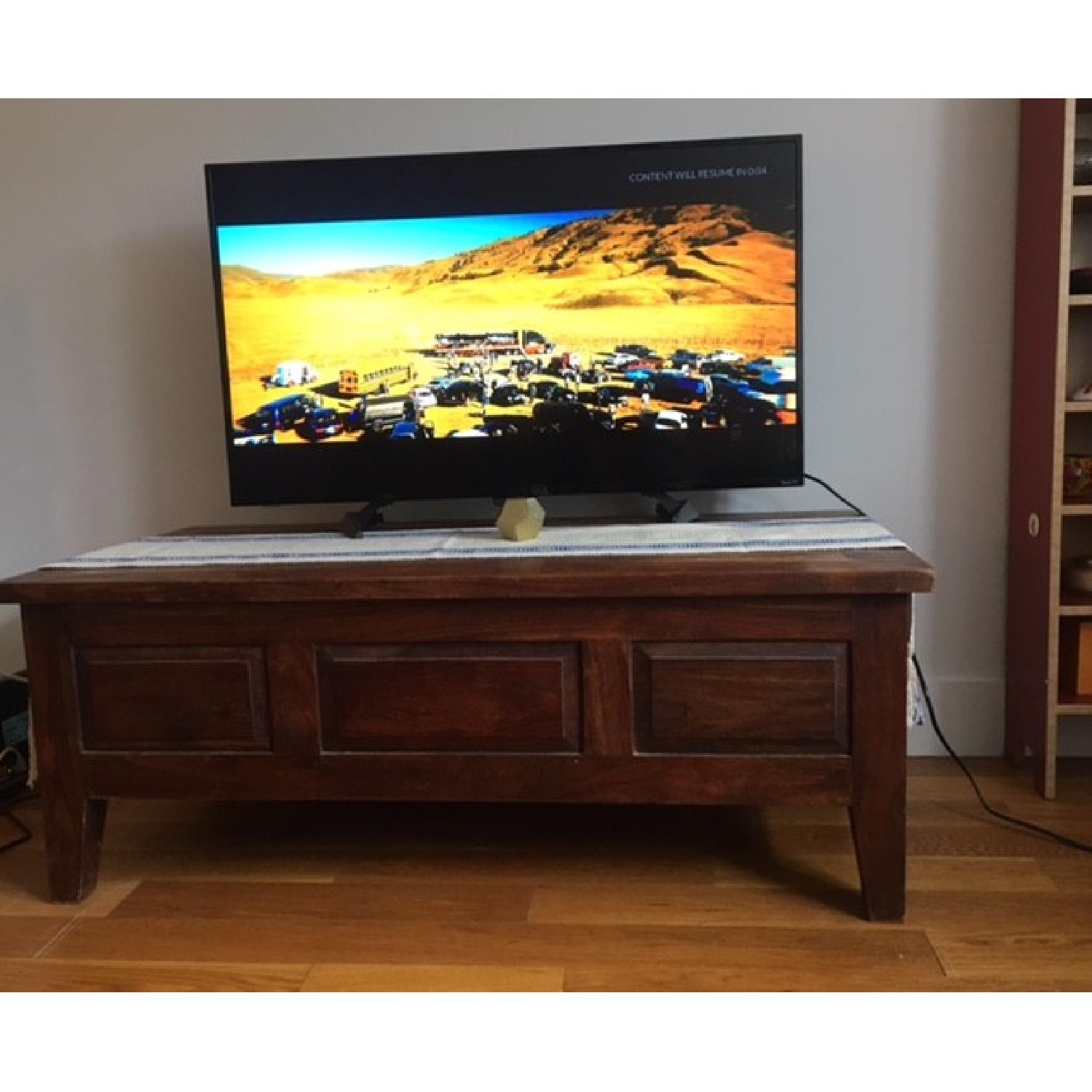 Antique Wood Coffee Table - image-4