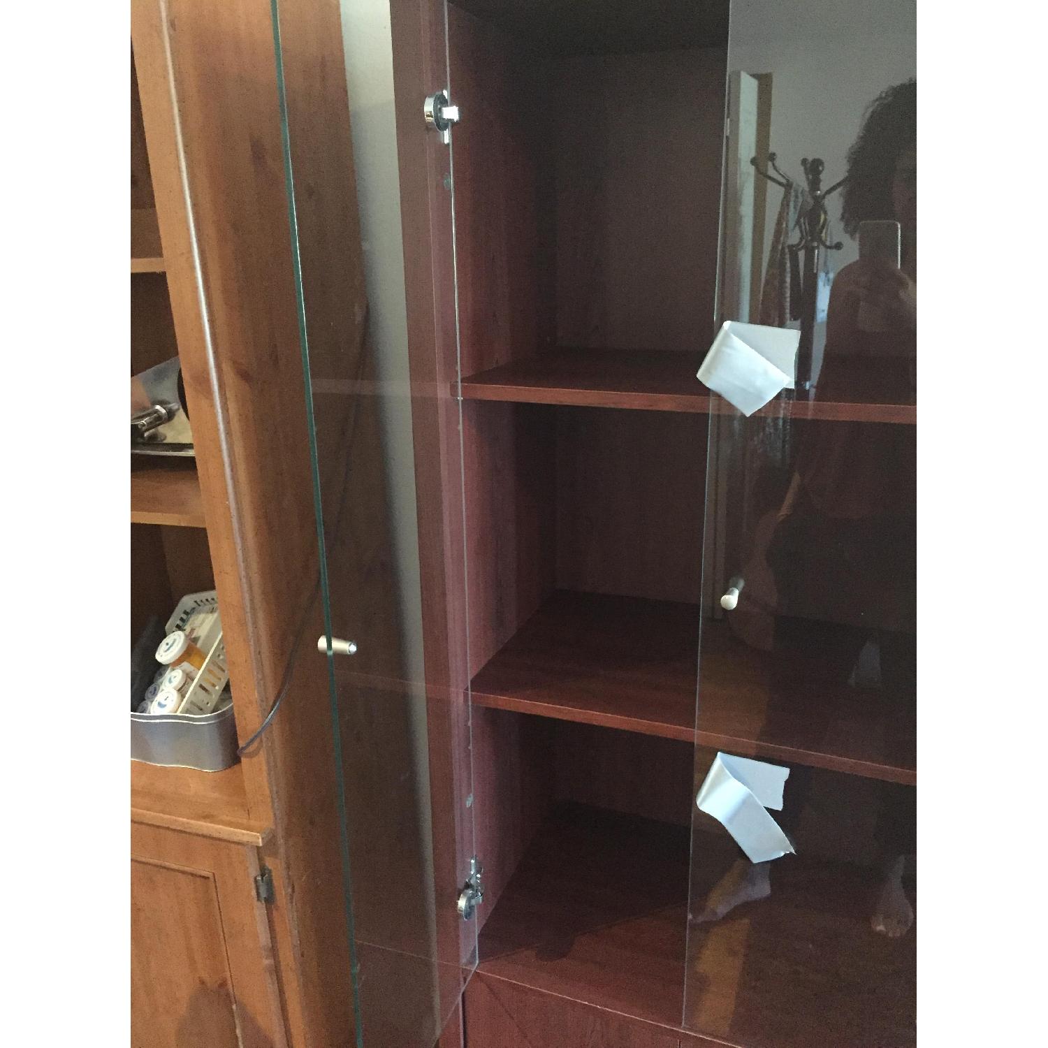 Wood Bookshelf w/ Drawers - image-4