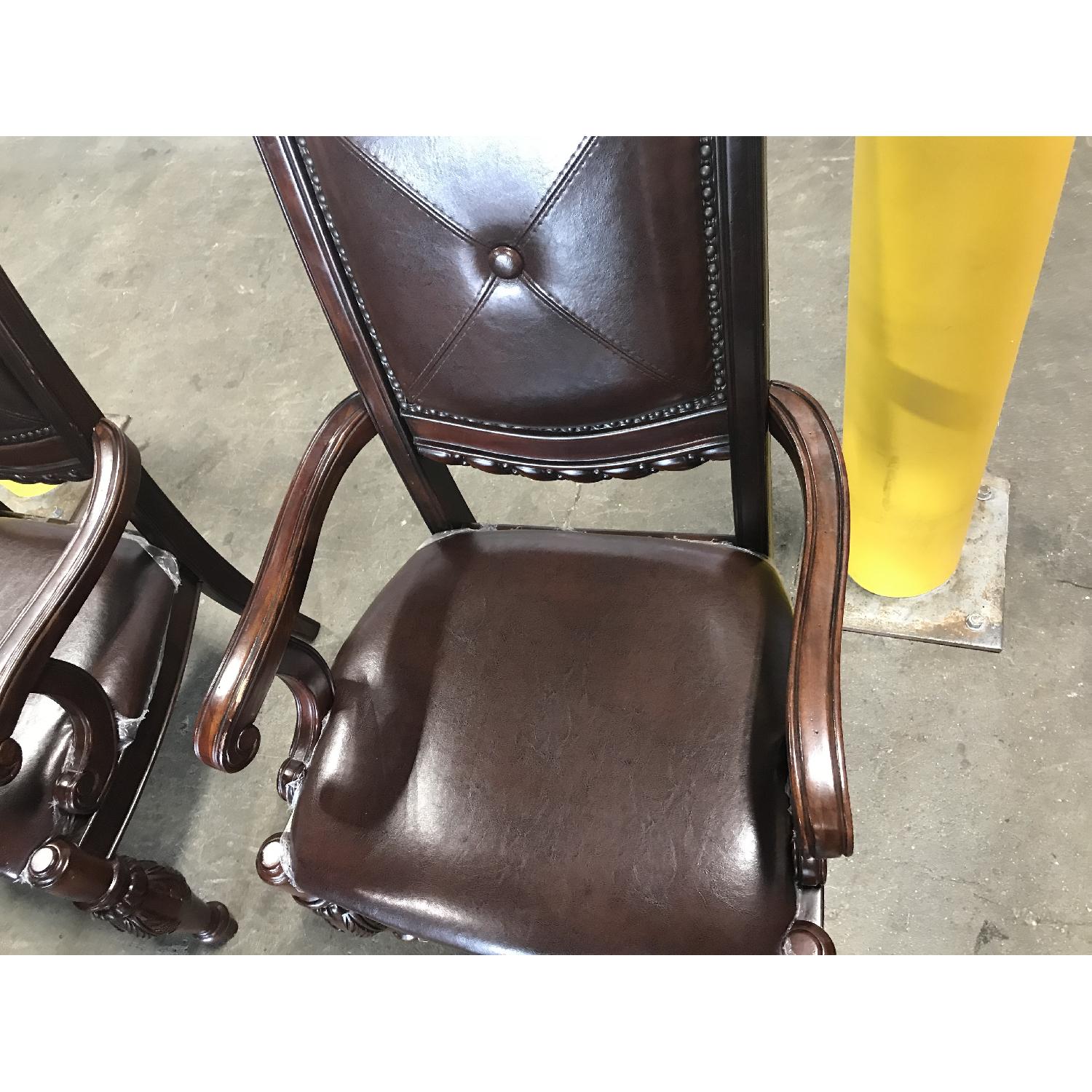 Ashley's Leather 7 Piece Dining Set - image-2