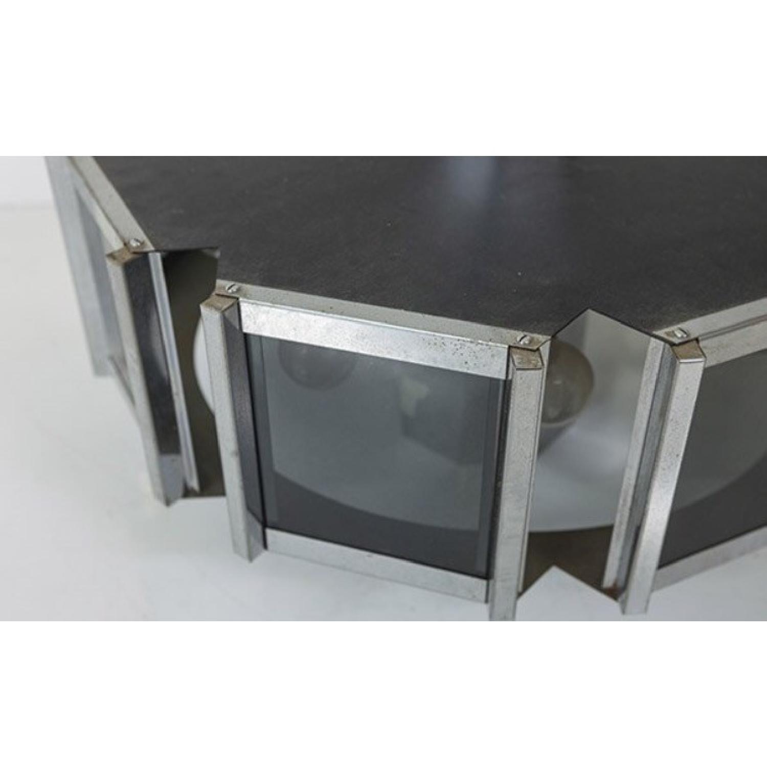 Frederick Raymond Mid Century Modern 70's Chrome Chandelier - image-2