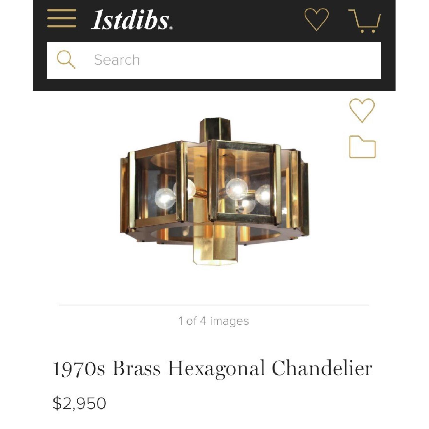 Frederick Raymond Mid Century Modern 70's Chrome Chandelier - image-6