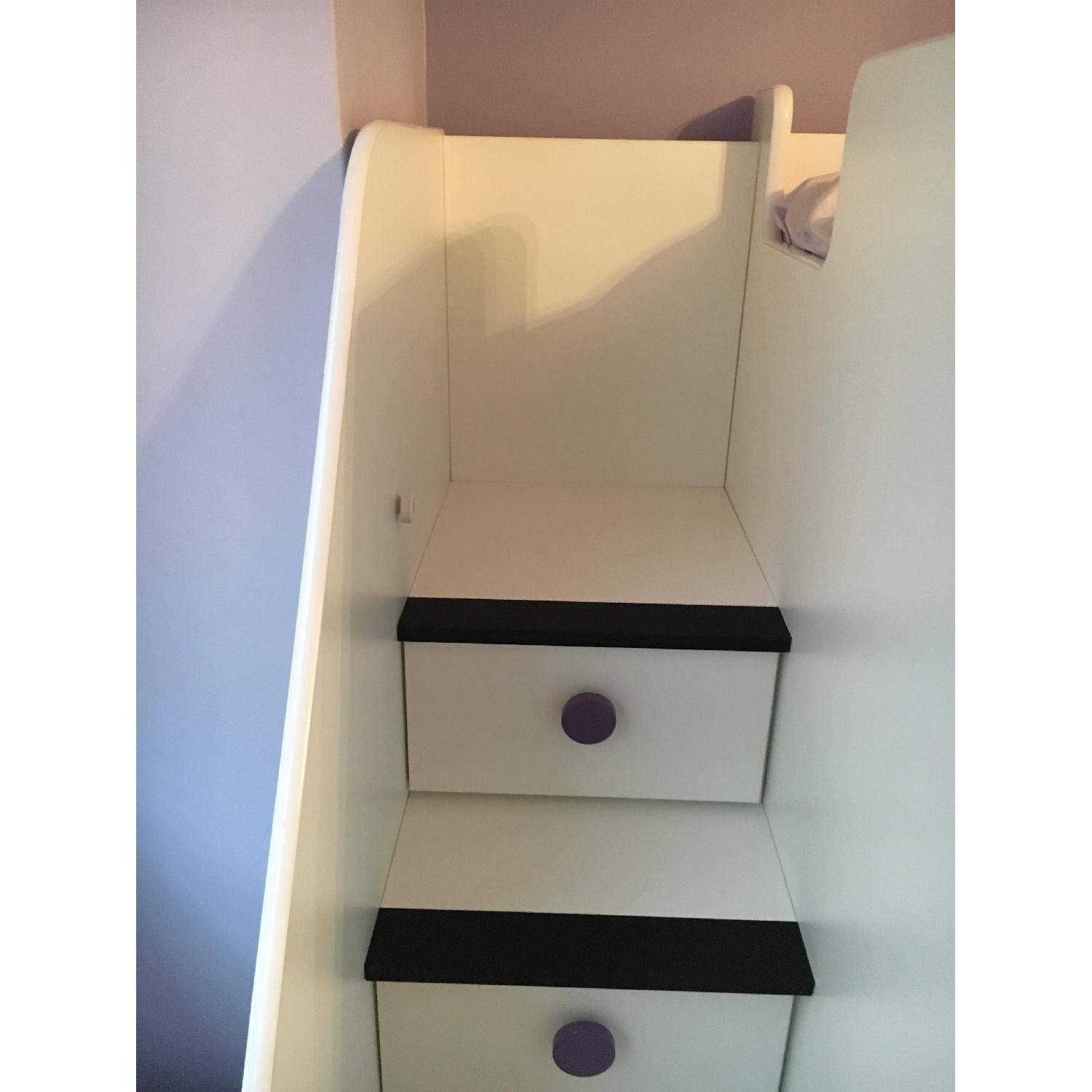 Berg Enterprise Twin Over Full Bunk Bed w/ Stairs & 2 Drawers - image-1