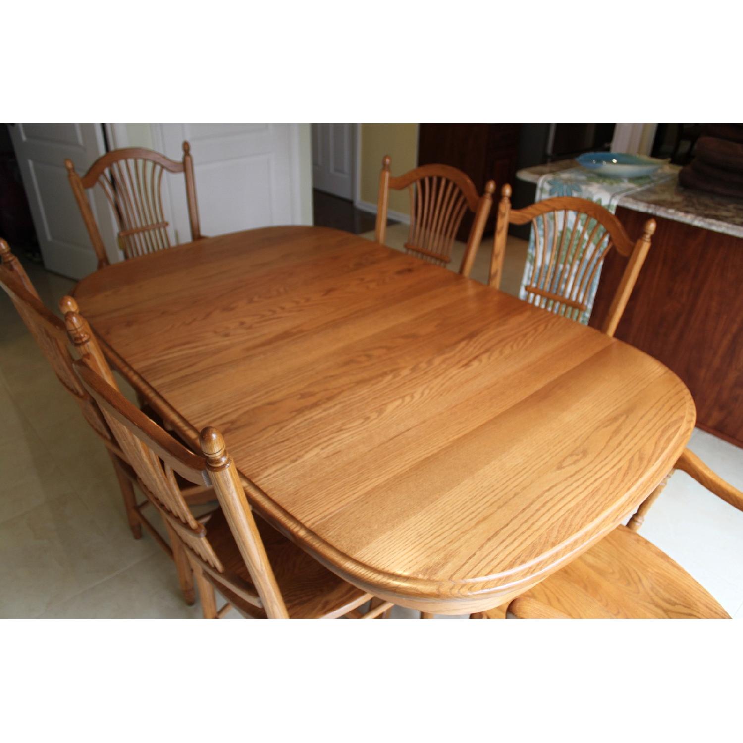 Edrich Mills Wood Shop Dining Table w/ 6 Chairs - image-4