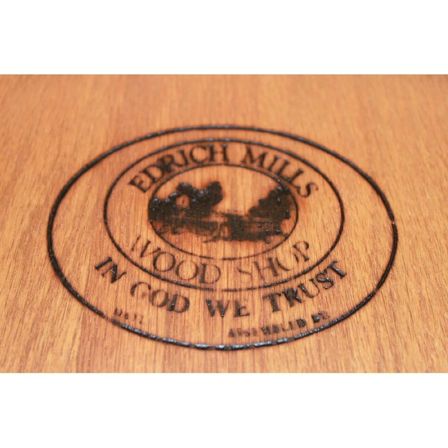 Edrich Mills Wood Shop Dining Table w/ 6 Chairs AptDeco