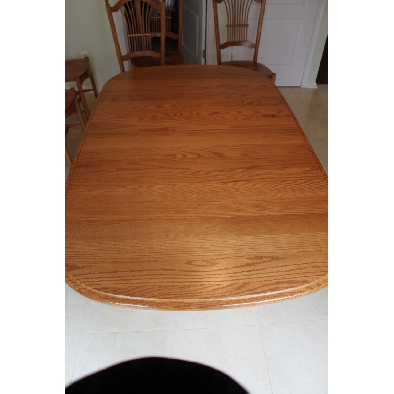 Edrich Mills Wood Shop Dining Table w/ 6 Chairs - image-11