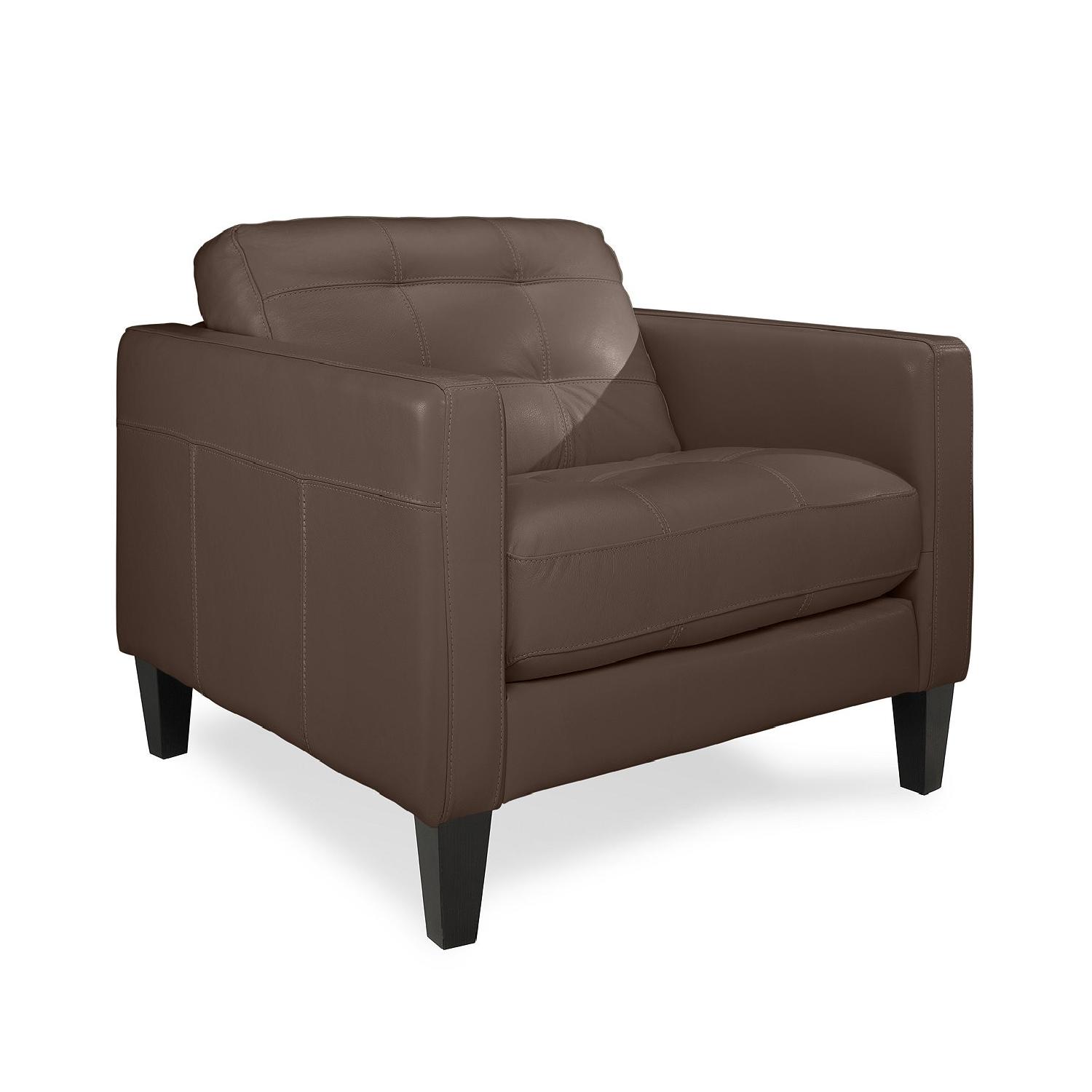 Natuzzi Milan Leather Sofa & Chair - image-3