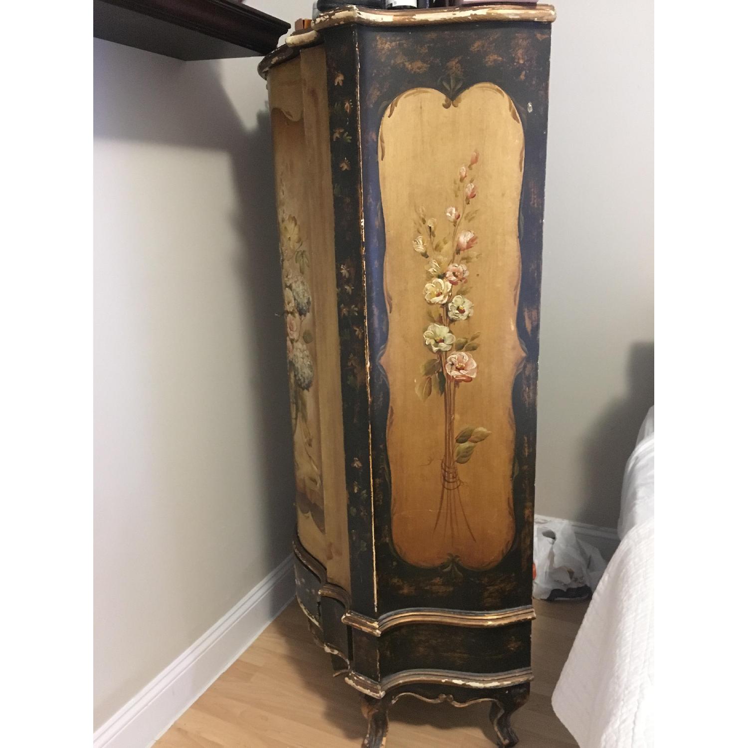 ABC Carpet and Home Hand-Painted Antique Armoire - image-3