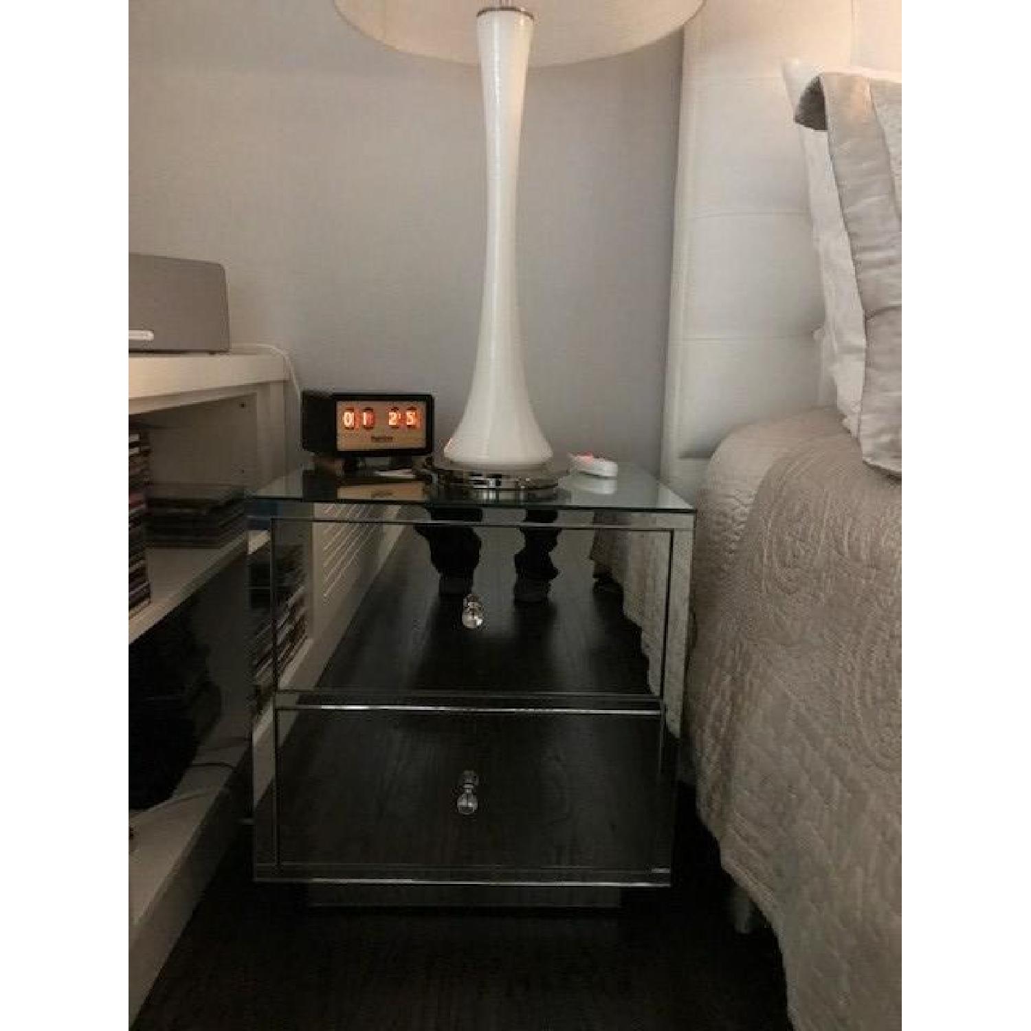 Custom Mirrored Bedside Tables - image-1
