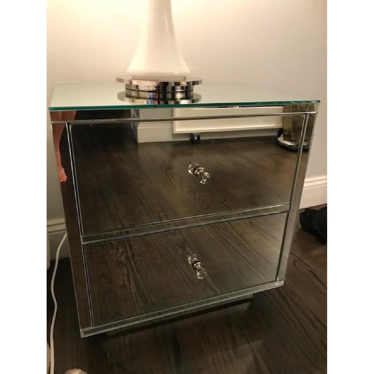 Custom Mirrored Bedside Tables - image-2