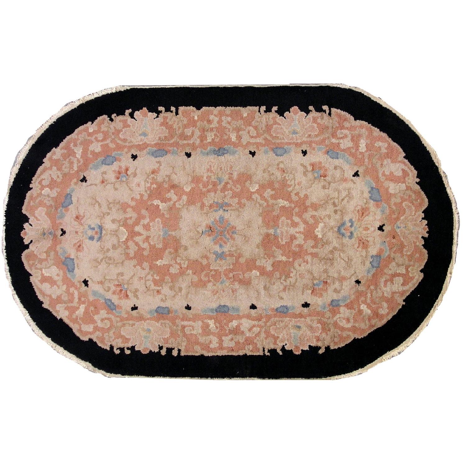 Antique 1930s Art Deco Chinese Rug - image-5