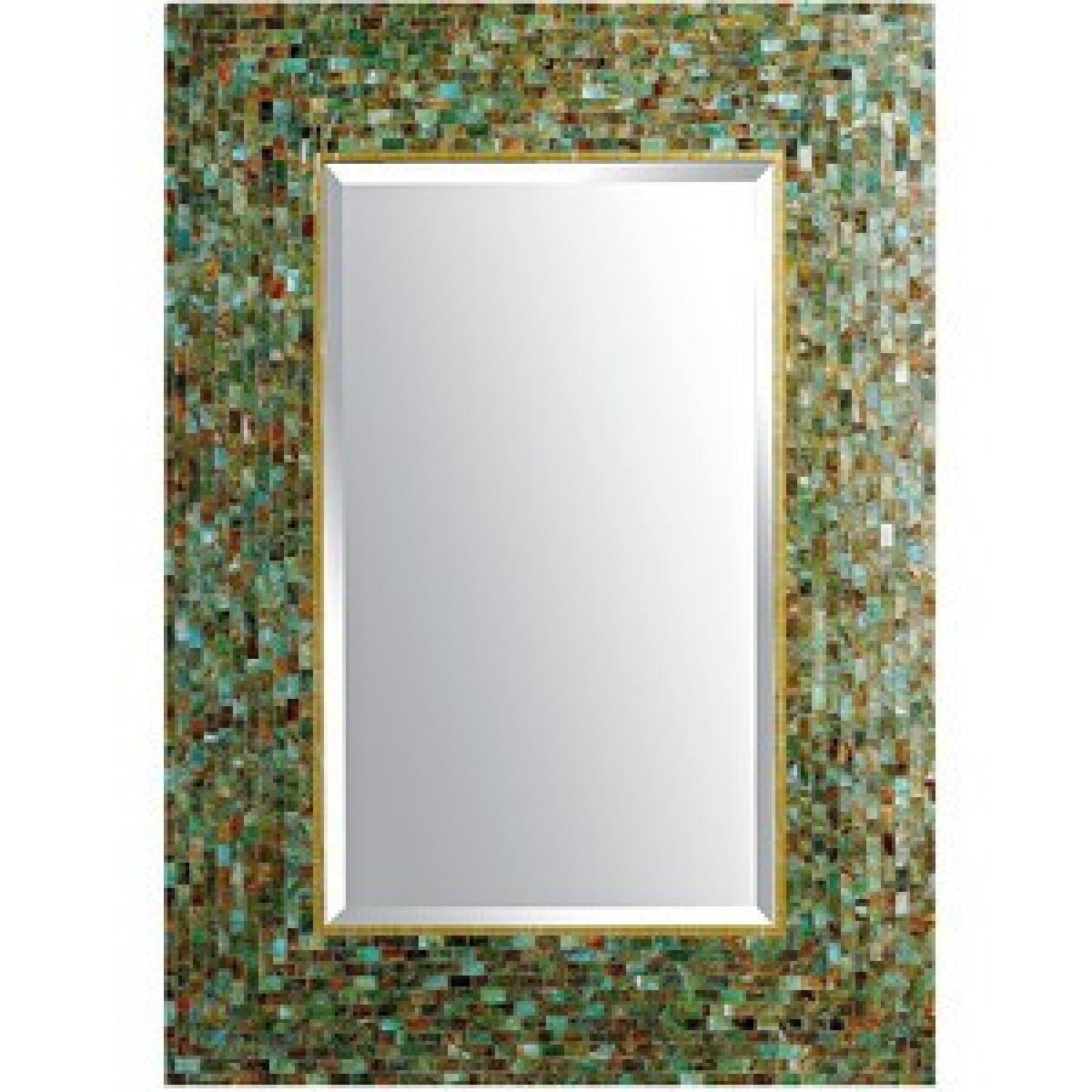 Pier 1 Green Mosaic Mirror, image size:1500x1500